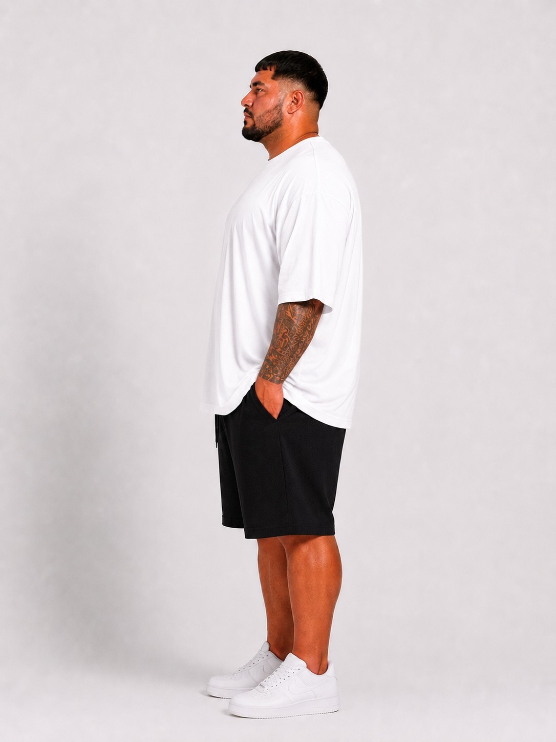 Limitless Wear Büyük Beden Erkek Bağcıklı Şort görsel 2
