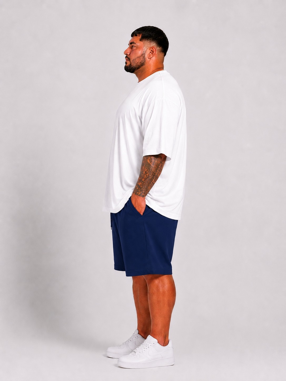 Limitless Wear Büyük Beden Erkek Bağcıklı Şort görsel 8