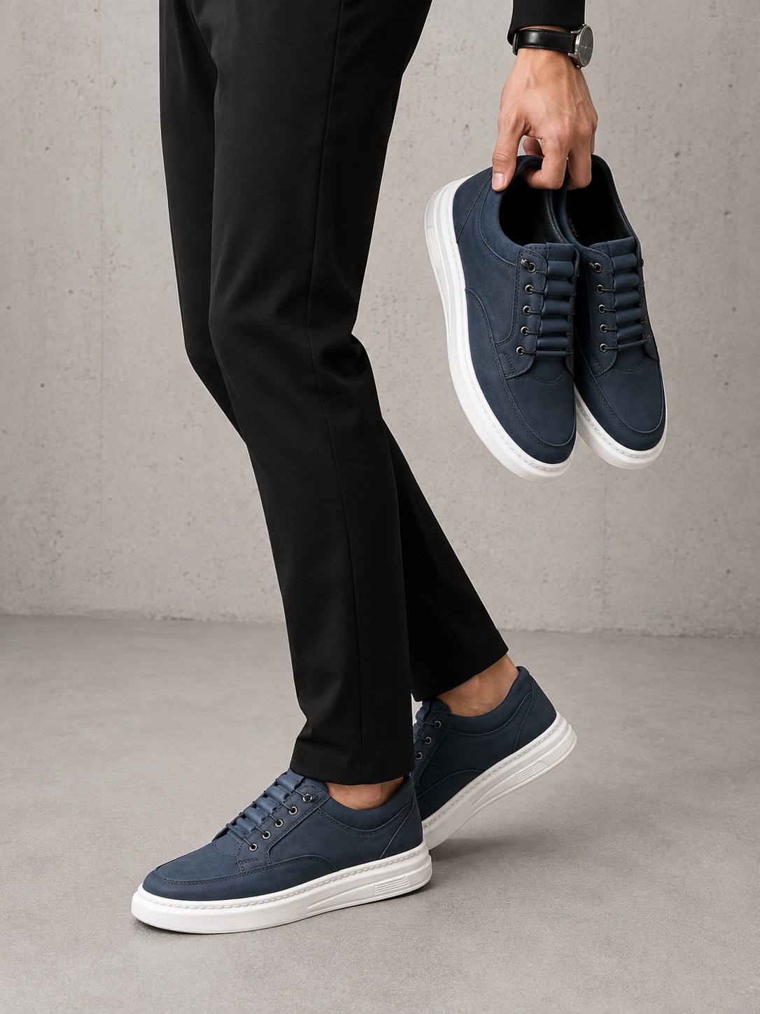 Erkek Sneaker Akıllı Bağcıklı Günlük Rahat Ayakkabı