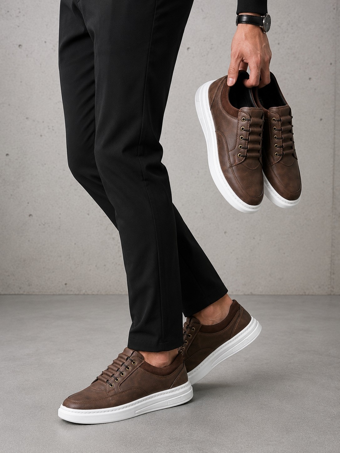 Erkek Sneaker Akıllı Bağcıklı Günlük Rahat Ayakkabı