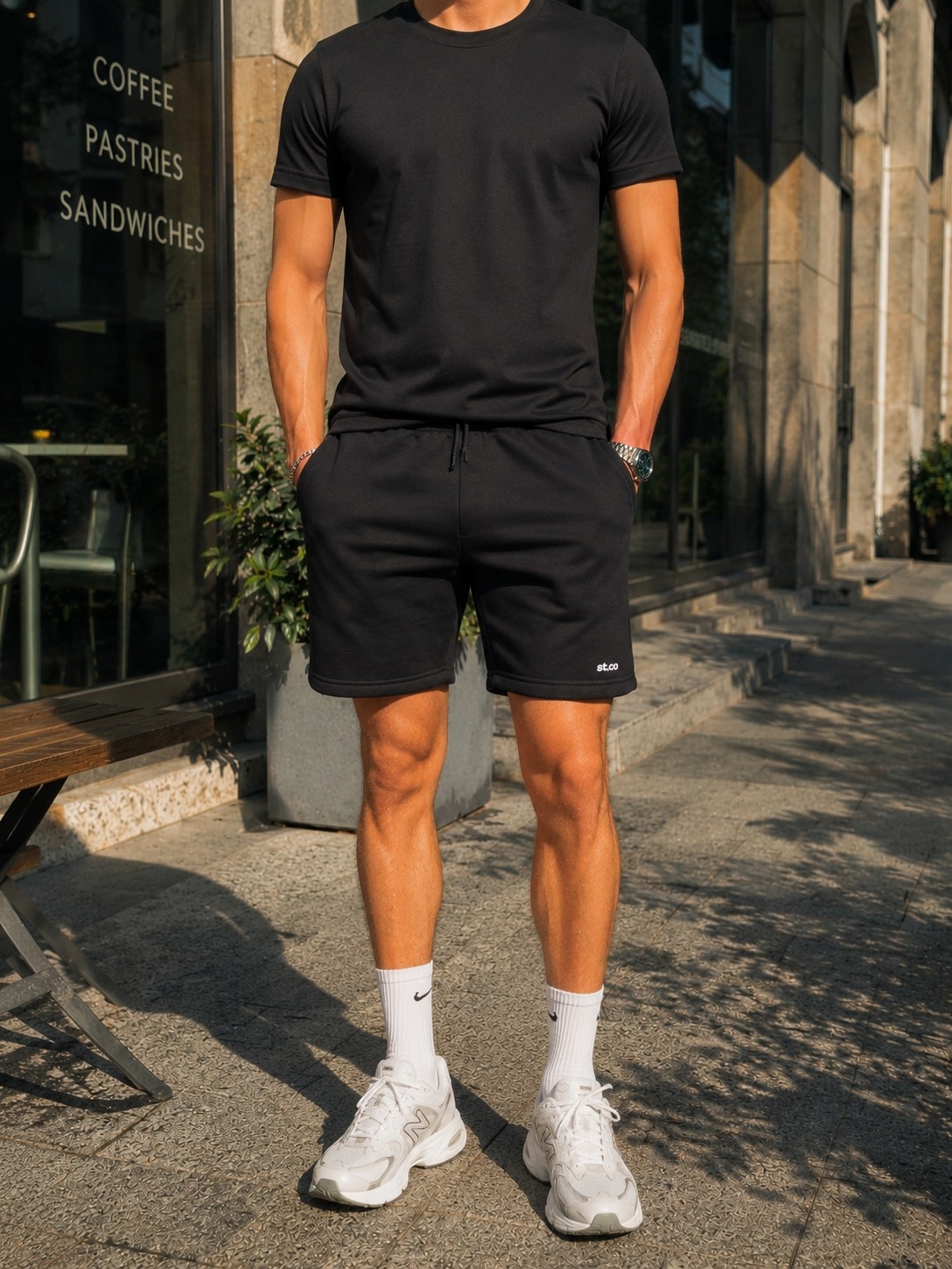 St.co Stronger Together Erkek Regular Fit Spor Şort | Training & Günlük Kullanım görsel 2