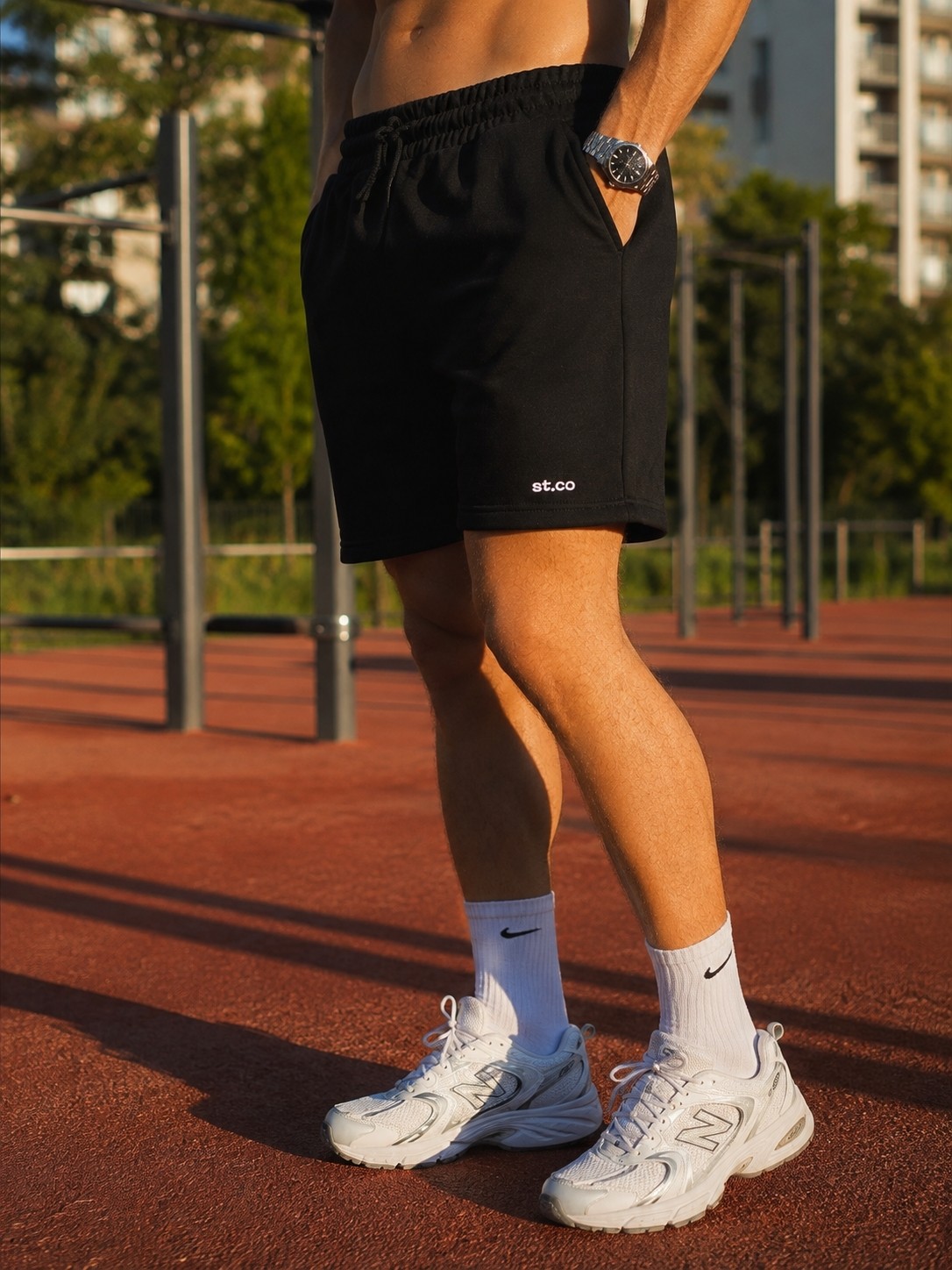 St.co Stronger Together Erkek Regular Fit Spor Şort | Training & Günlük Kullanım görsel 6
