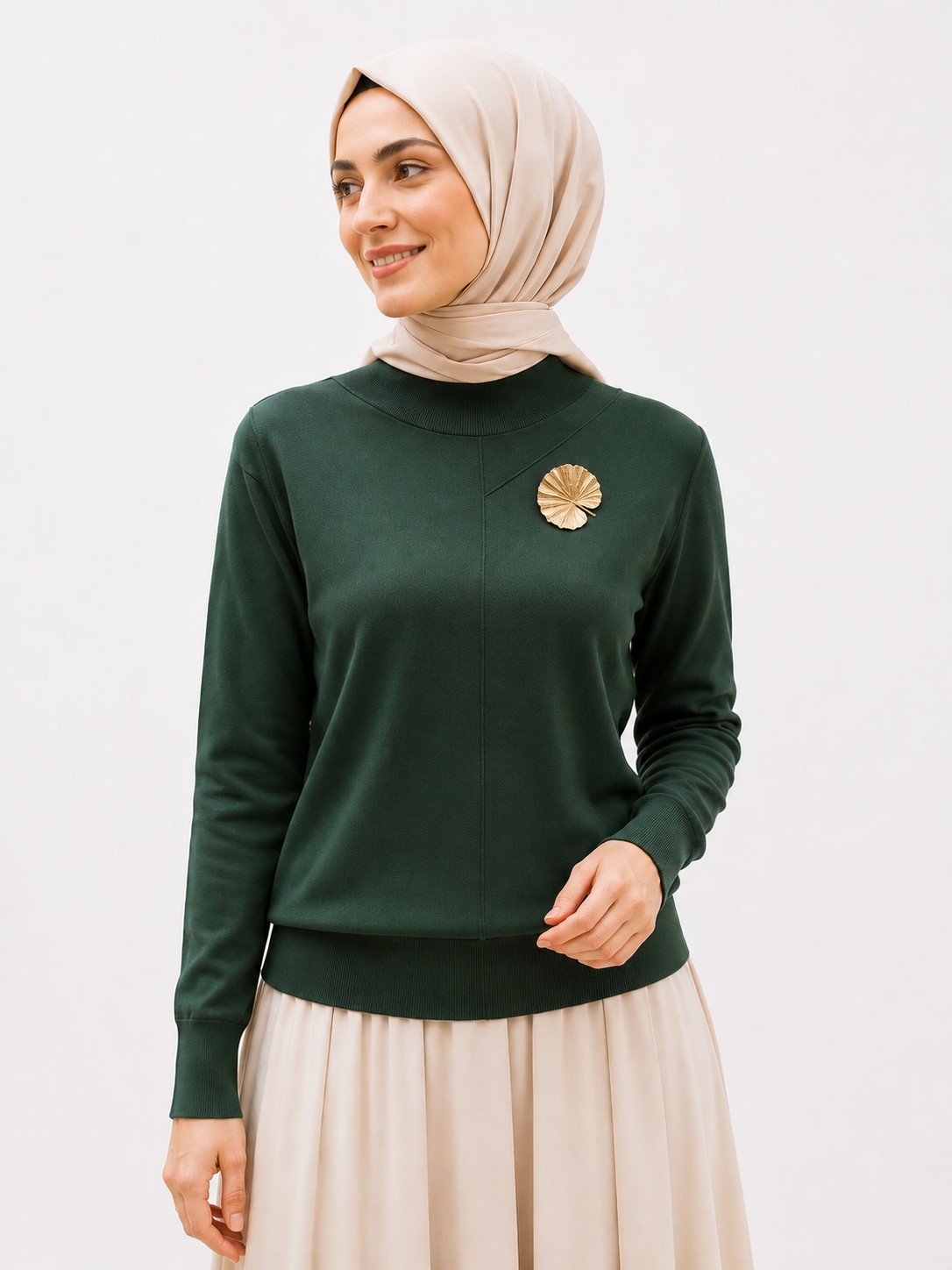 Nuss Basic Tunik NS-27K200 Yeşil görsel 3