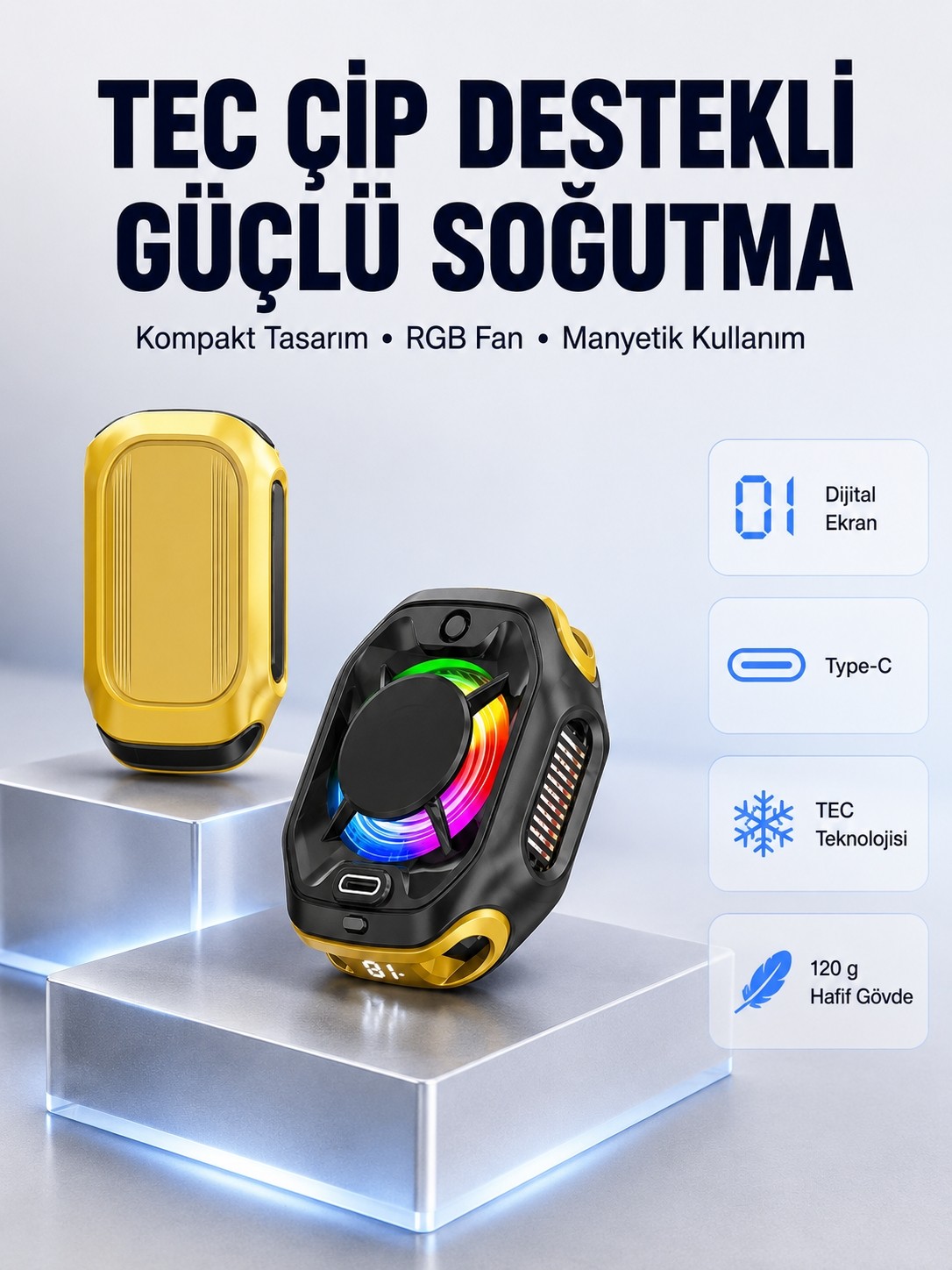 Esranın Dünyası Abs Alüminyum Alaşımlı Hafif ve Dayanıklı Mobil Soğutucu Yeni Nesil - Lisinya