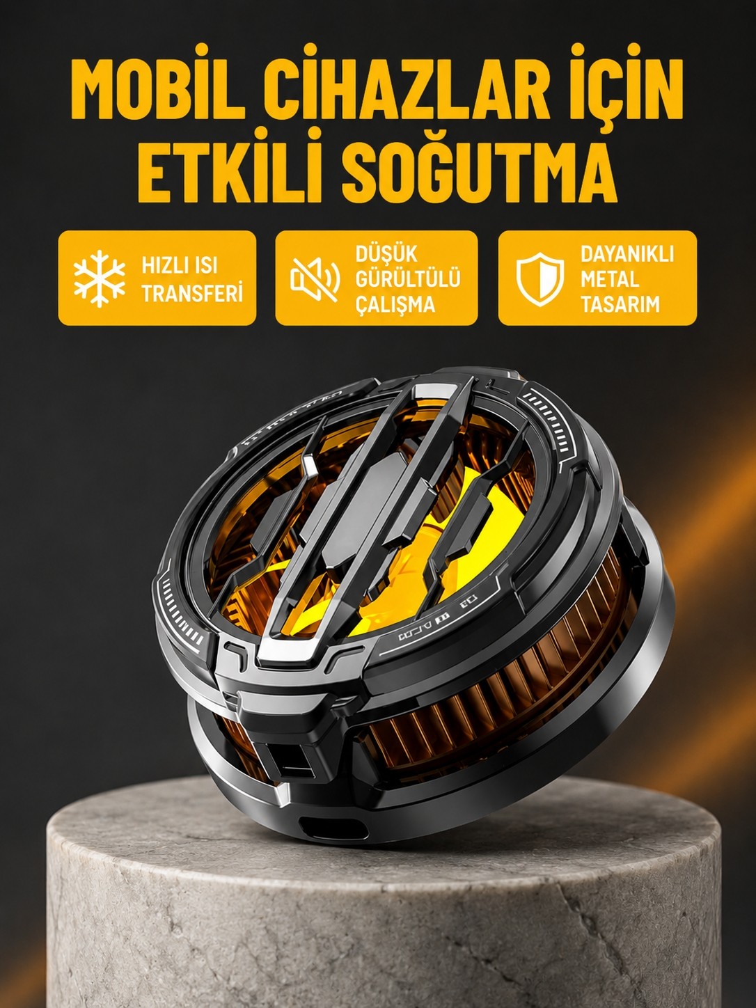 Esranın Dünyası Telefon Soğutucu Yarı Iletken Teknoloji ile Hızlı Serinleme ve Yüksek Performans - Lisinya