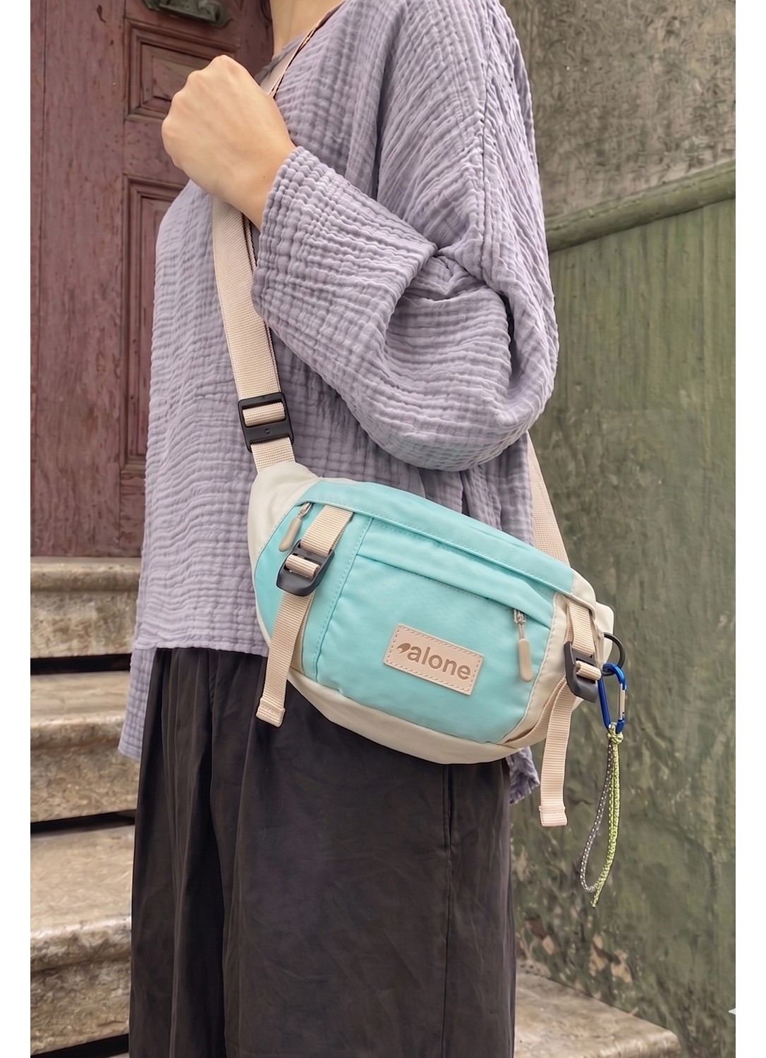 Alone Unisex Fonksiyonel Bel Çantası - Ayarlanabilir Omuz ÇANTASI-6060 görsel 4