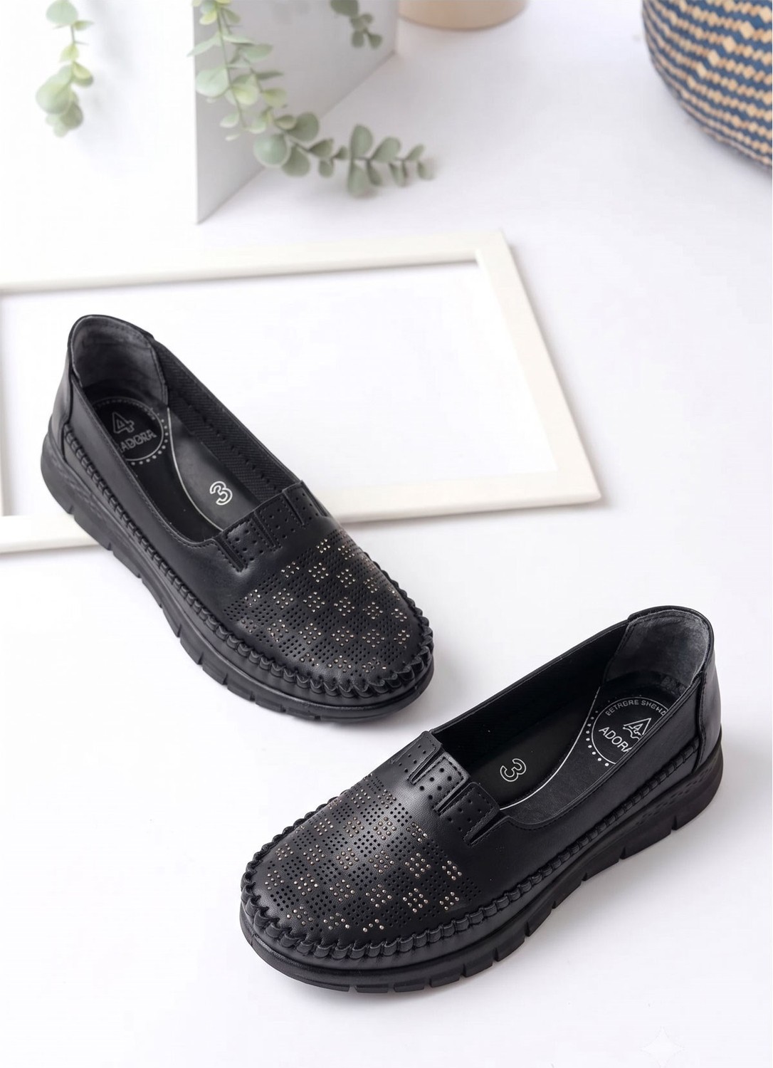 Albishoes Kadın Anatomik Taban Yumuşak Rahat Taban Günlük Anne Ayakkabı Kadın Ayakkabı görsel 5
