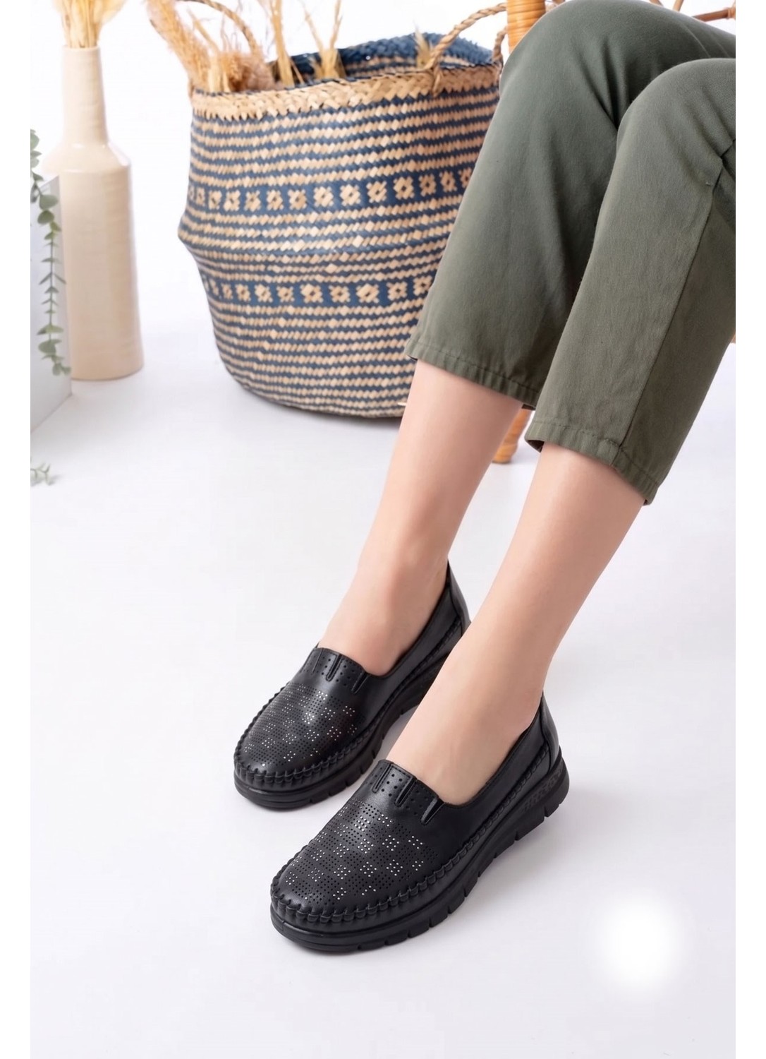 Albishoes Kadın Anatomik Taban Yumuşak Rahat Taban Günlük Anne Ayakkabı Kadın Ayakkabı görsel 6