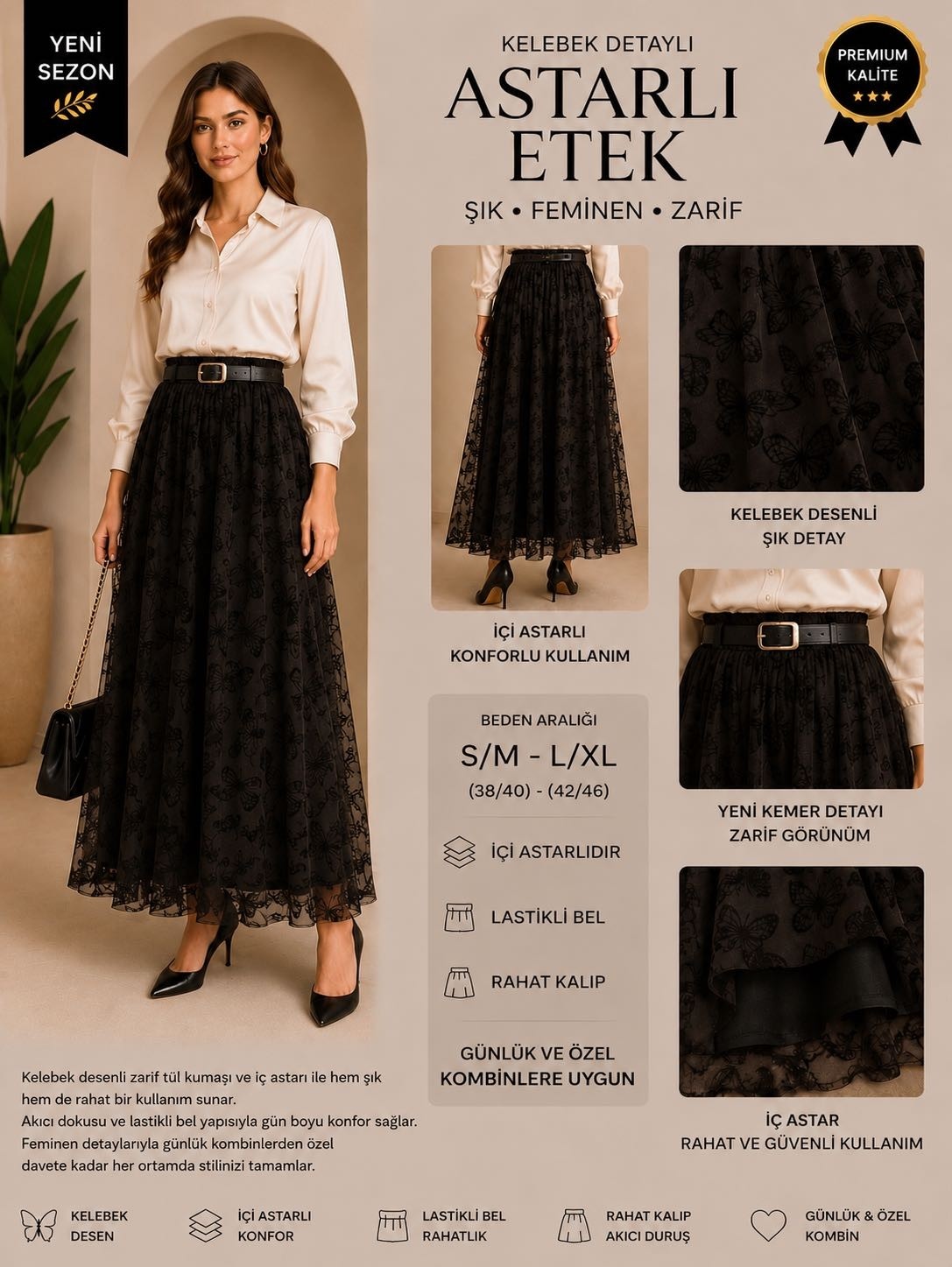 Çook Moda Boutique Etek