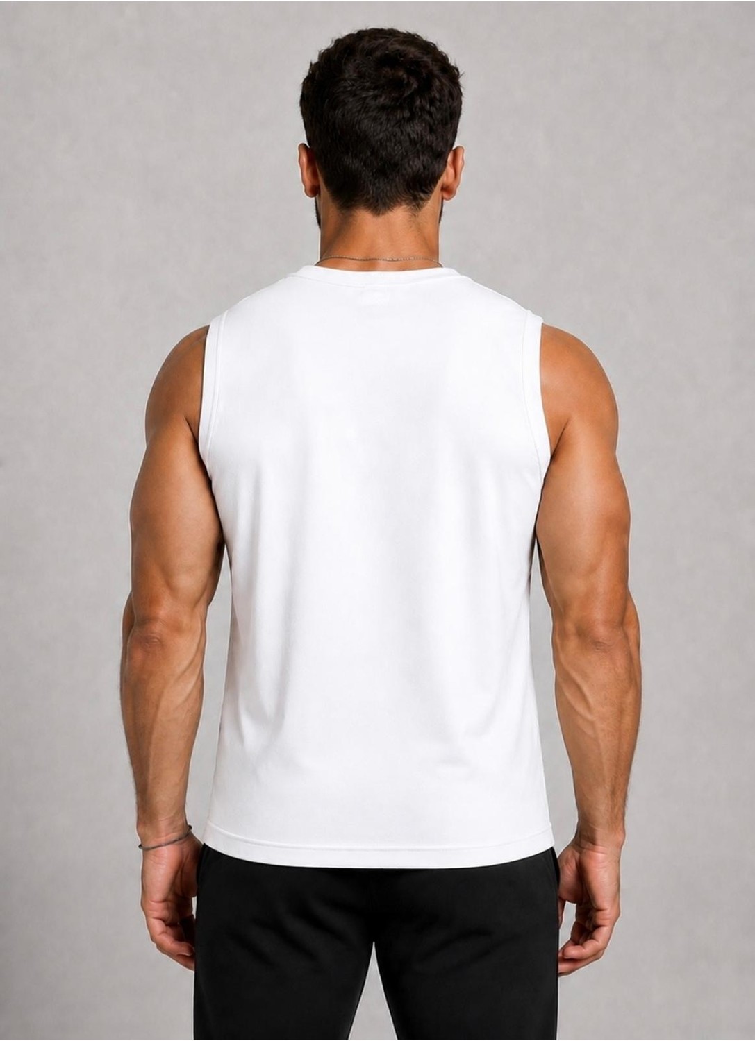 Axxel Erkek Bisiklet Yaka Kolsuz T-SHIRT-D690 görsel 7