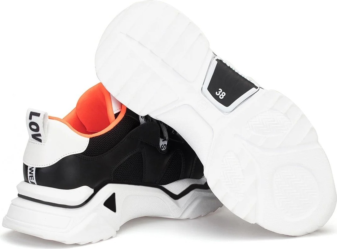 Dark Seer DS.PMD239K2051 Beyaz Siyah Kadın Sneaker Günlük Spor Ayakkabı görsel 4