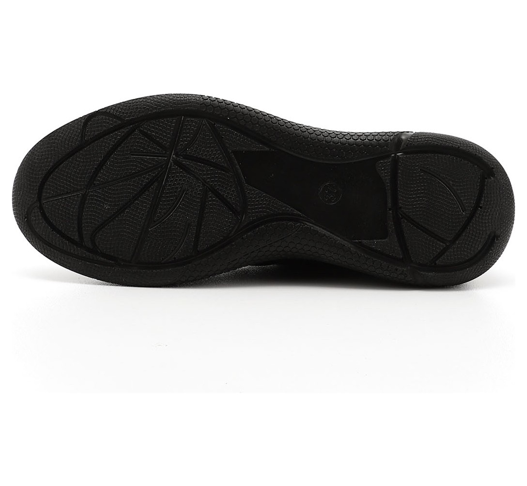 Gönderi(r) Kadın Beyaz Bağcıklı Dolgu Taban Hakiki Deri Sneaker görsel 4