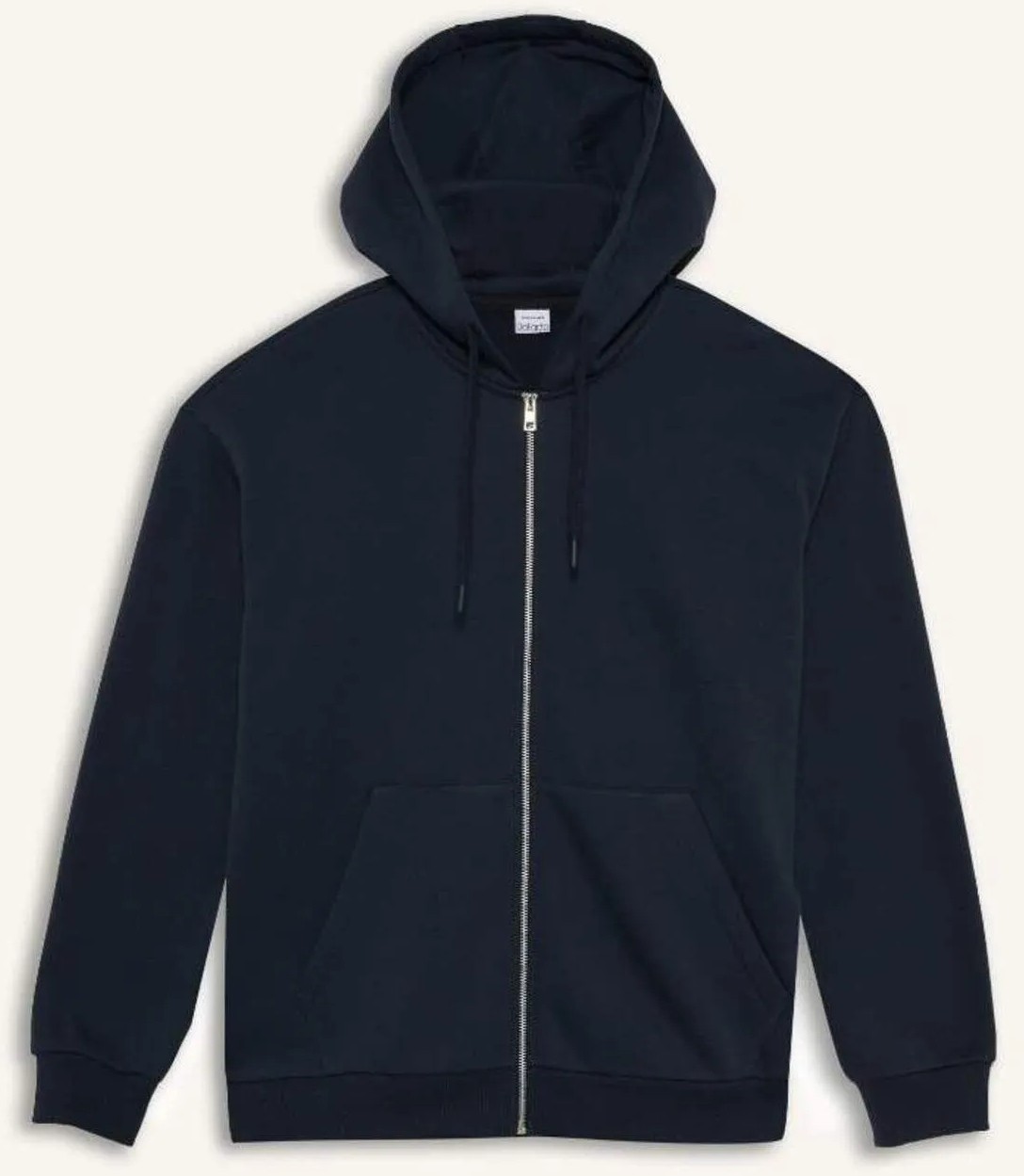 DeFacto Comfort Fit Kapüşonlu İçi Yumuşak Tüylü Basic Düz Cepli Kalın Fermuarlı Sweatshirt D7599AX25AU