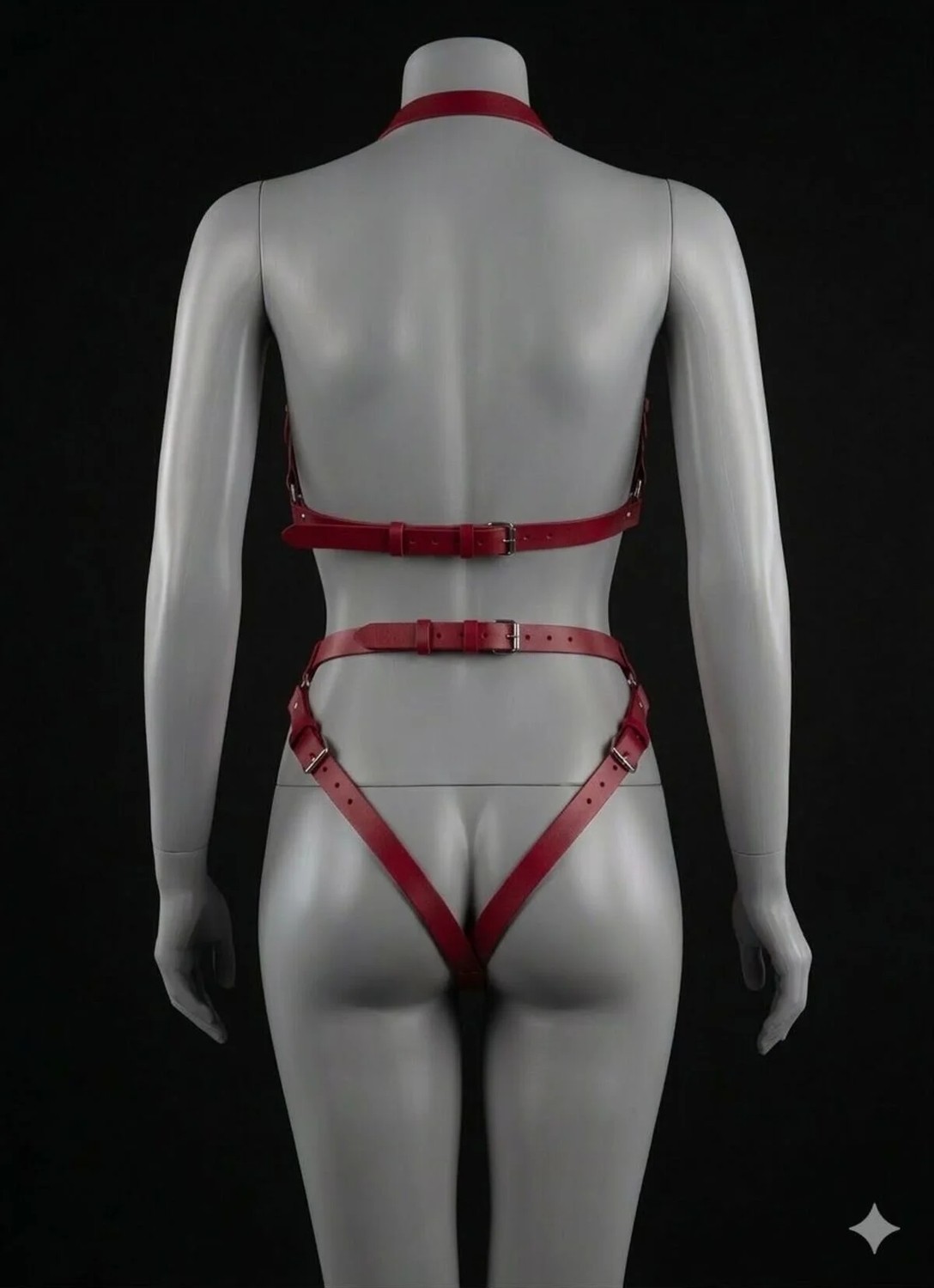 Luna Vanessa Sevgililer Günü Body Deri Iç Çamaşırı Takımı -2003-SVGI-FTK-K-2XL görsel 2