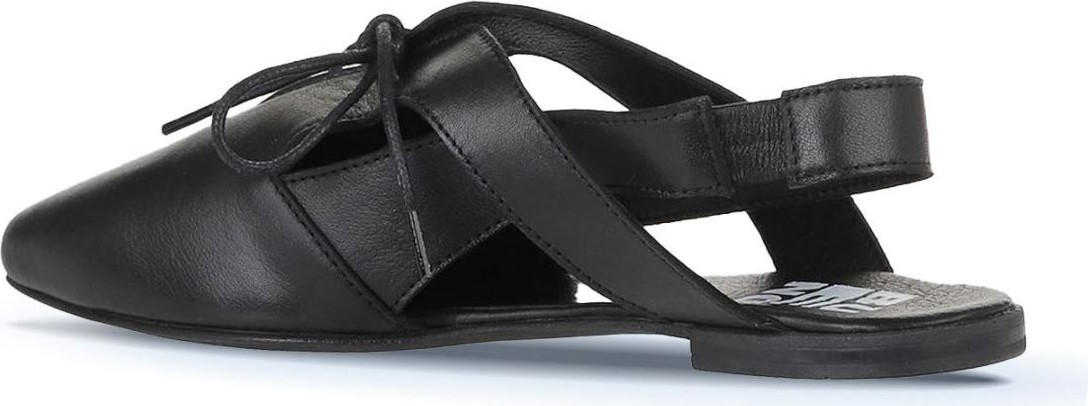 Bueno Shoes Siyah Deri Kadın Düz Sandalet 01Wy1803 01Wy1803 görsel 5