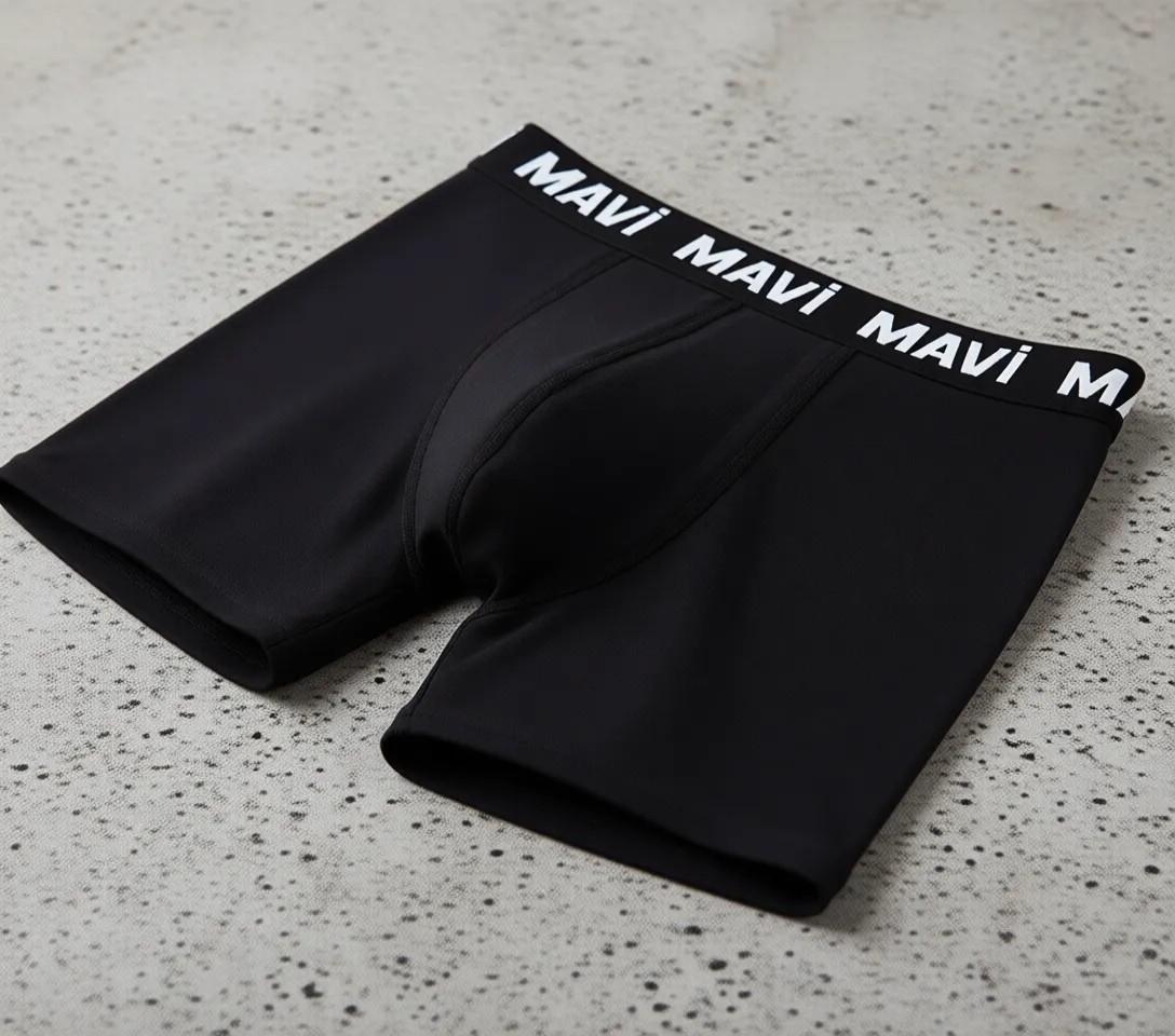 Mavi Siyah Basic Boxer 0911079-35495 görsel 4