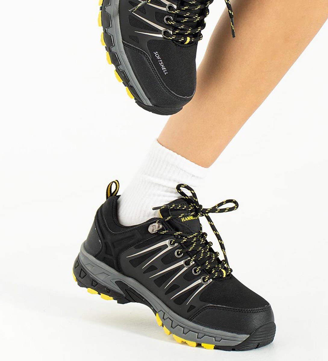 Hammer Jack GARSON Unisex Bot Siyah Deri Outdoor 36 Normal Kalıp Su Geçirmez Özellik görsel 3