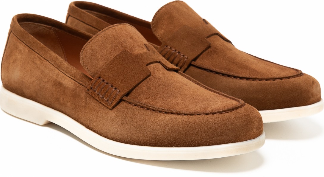Giuseppe Mengoni Erkek Oxford ( Klasik) MO-16500A250-16500 Giuseppe Mengoni Güçlü Taba Süet görsel 3