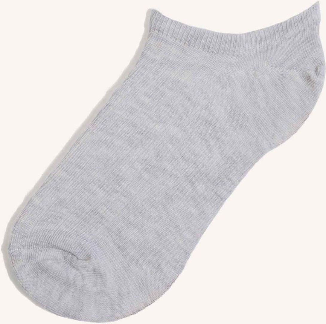 DeFacto Kadın Çiçekli Görünmez 7'li Pamuklu Sneaker Çorap I3473AXNS görsel 5
