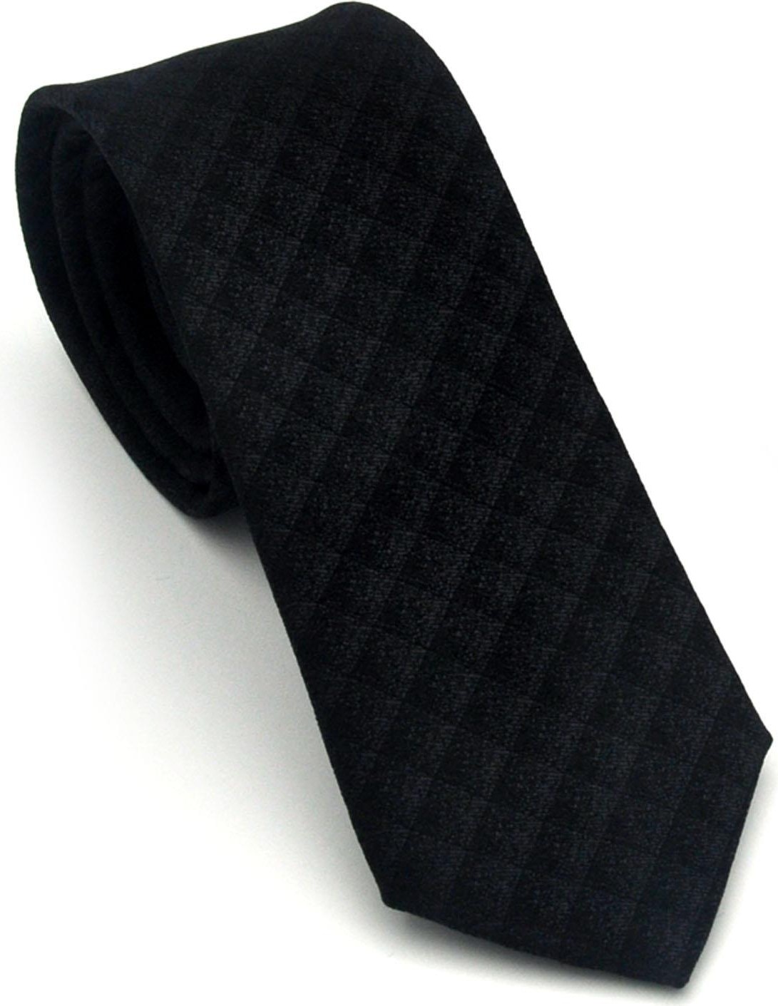 Gaffy Siyah Küp Desenli Yeşil Dokuma Kumaş Mendilli Slim Fit Kravat // SDK-2605-8