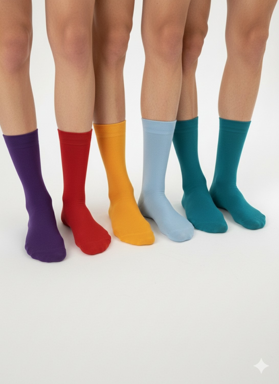 Carnaval Socks 5’li Pastel Renkli Çorap Moda Kutusu, Unisex Premium Çorap Seti görsel 2