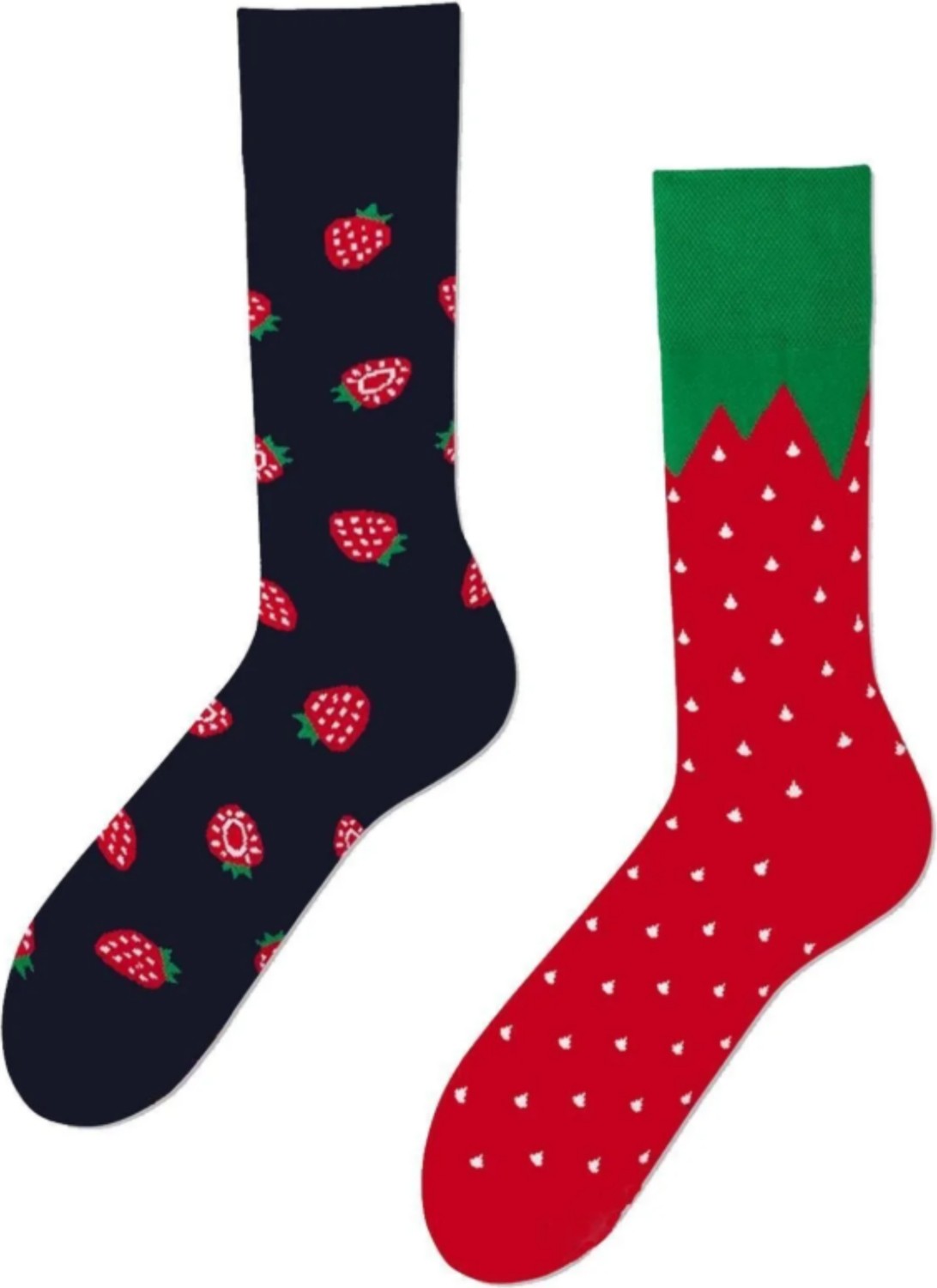 Carnaval Socks Sağlı Sollu Çilek Desenli Soket Çorap 2’li Set, %85 Pamuk, 36-42 Numara (2 Çift) görsel 5