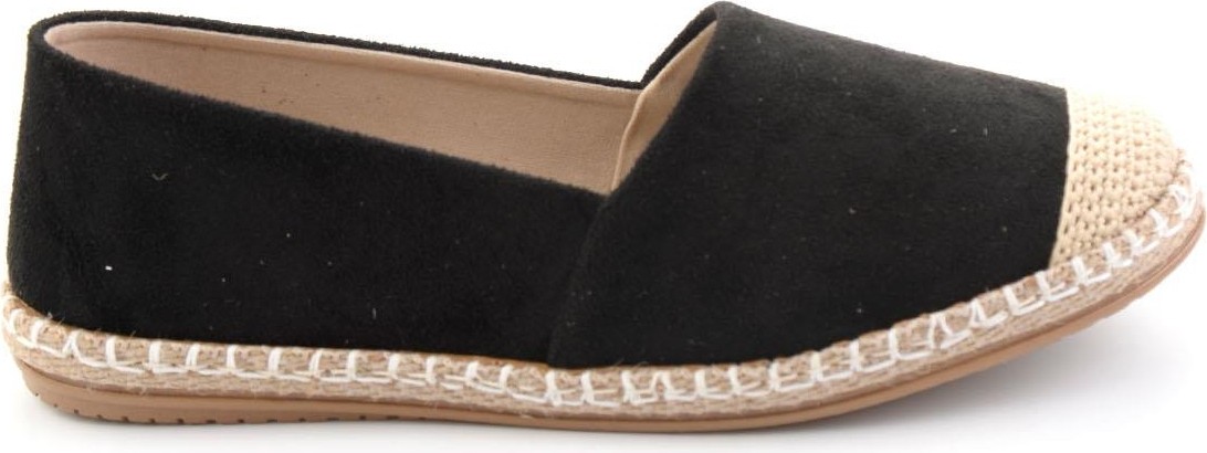 Bambi Siyah Kadın Espadril K01125010271 görsel 5
