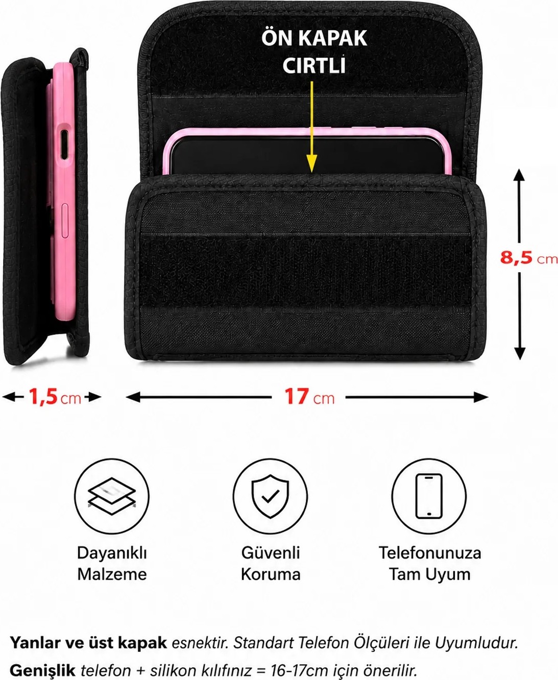 Exenar Kemer Kılıfı Xiaomi Mi 10 10T 11 11I 11T 12 12T 13 13T 14 14T 15 15T 16 Lite Pro Ultra Bel Kılıf görsel 2