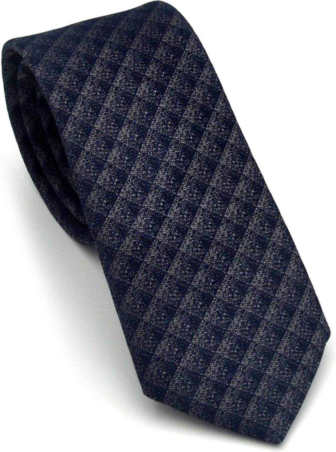Gaffy Siyah Küp Desenli Yeşil Dokuma Kumaş Mendilli Slim Fit Kravat // SDK-2605-8