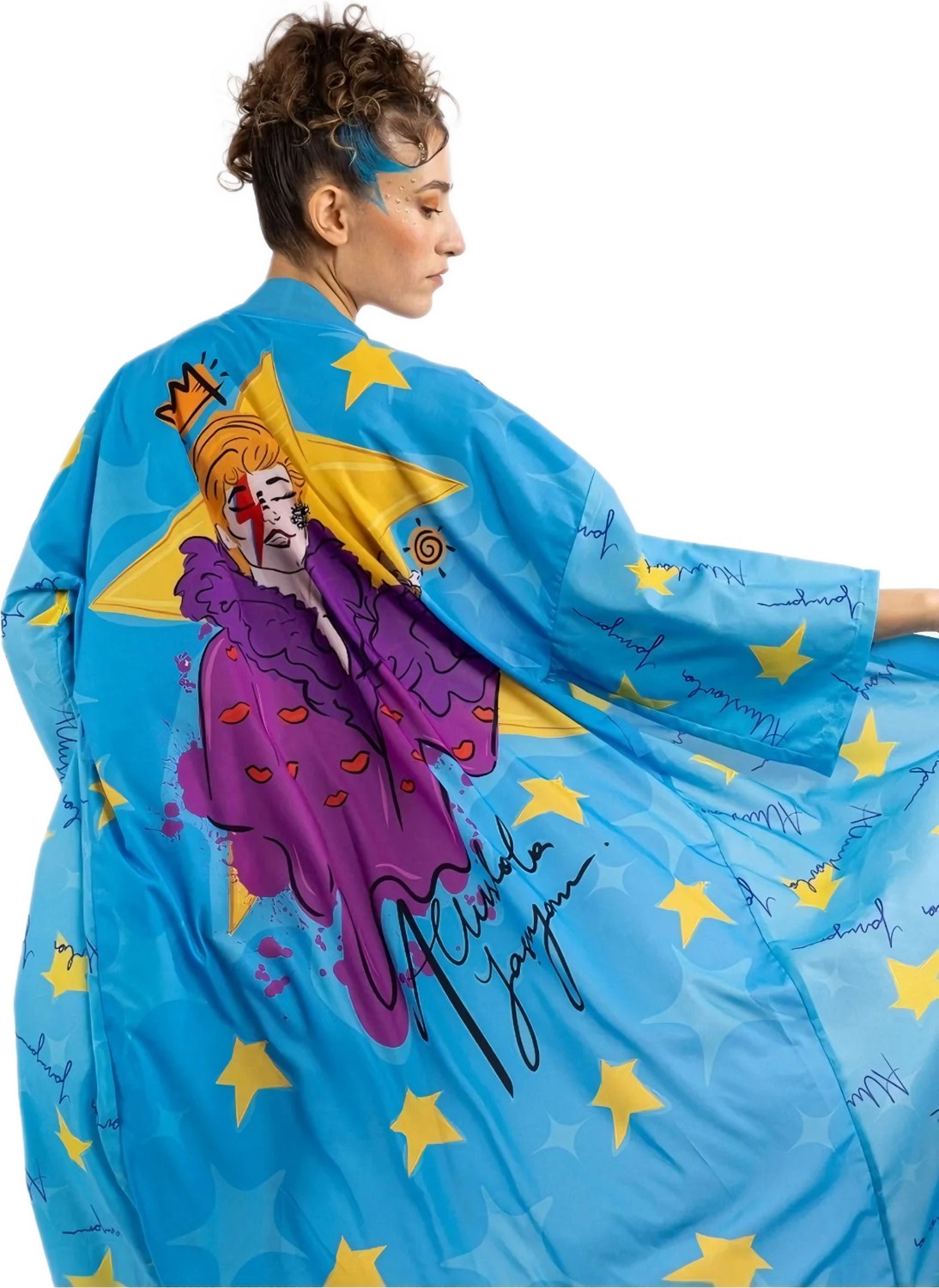 Anason İşleri Başımda Tacım Kimono Unisex görsel 5