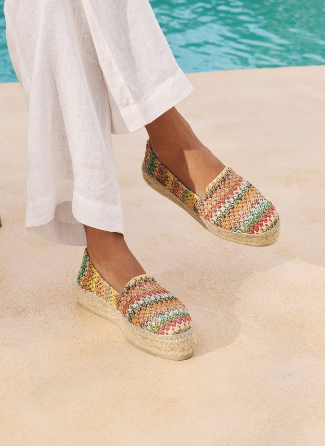 Manebi Çok Renkli Kadın Espadril H 3.4 D0 görsel 4