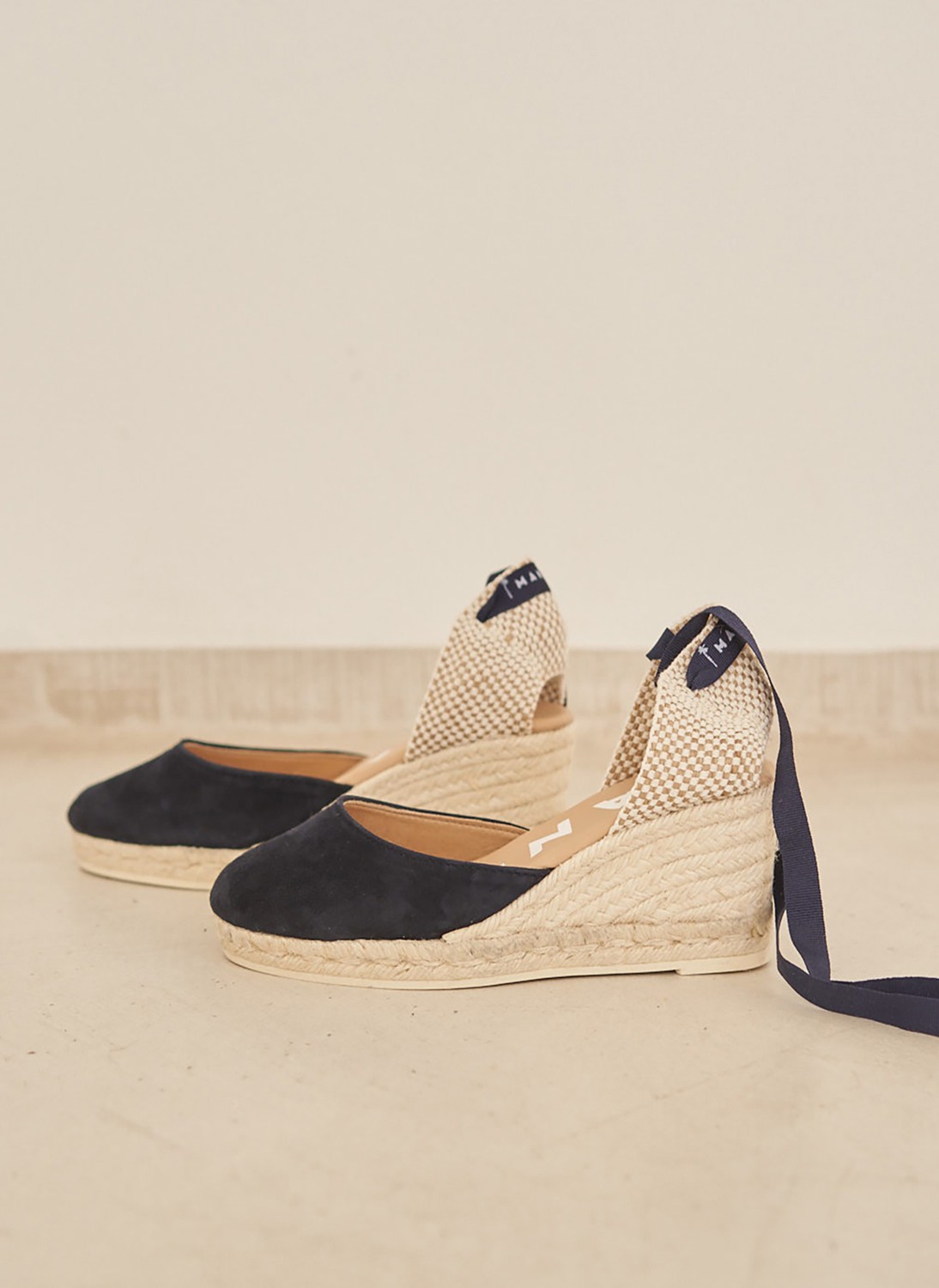 Manebi Deri Lacivert Kadın Espadril M 1.5 Wl