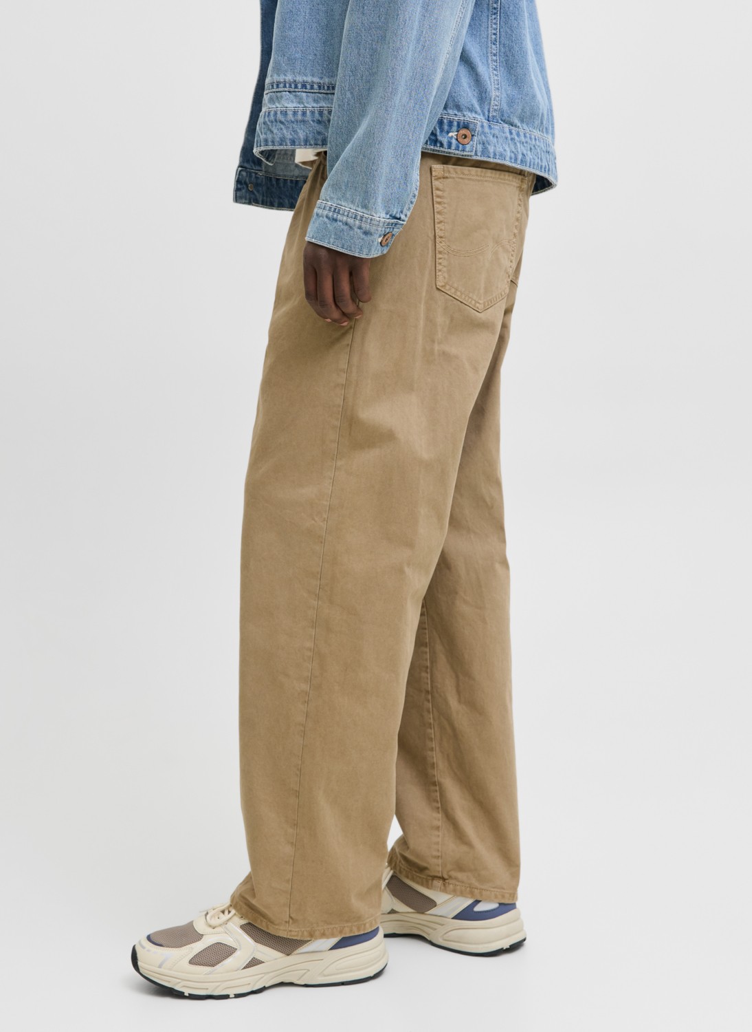Jack & Jones Normal Bel Baggy Kahve Erkek Denim Pantolon 12270838_JPSTALEX Jjorıgınal 017 St görsel 3