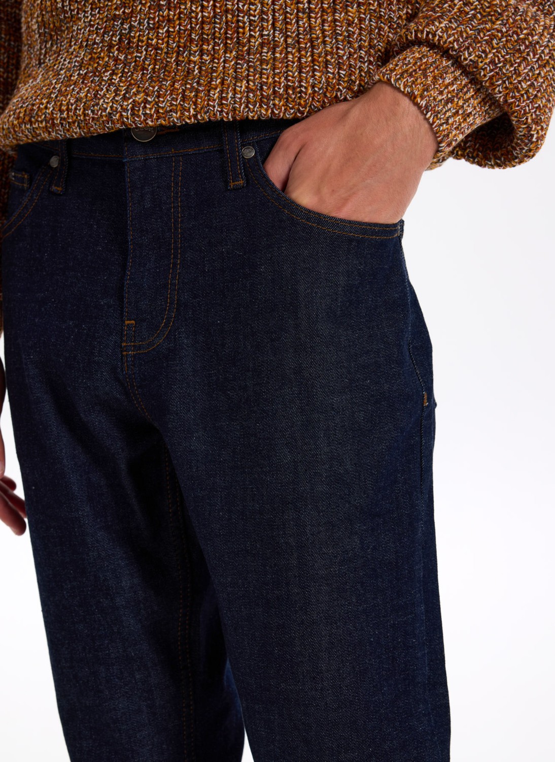 Jeep Normal Bel Düz Paça Slim Fit Koyu Lacivert Erkek Denim Pantolon J5WM-PNT7869 görsel 5