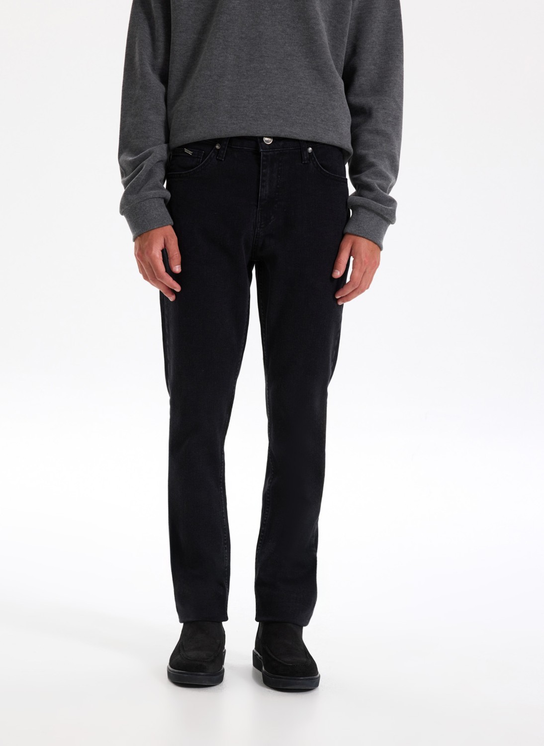 Jeep Normal Bel Düz Paça Slim Fit Antrasit Erkek Denim Pantolon J5WM-PNT7869 görsel 3