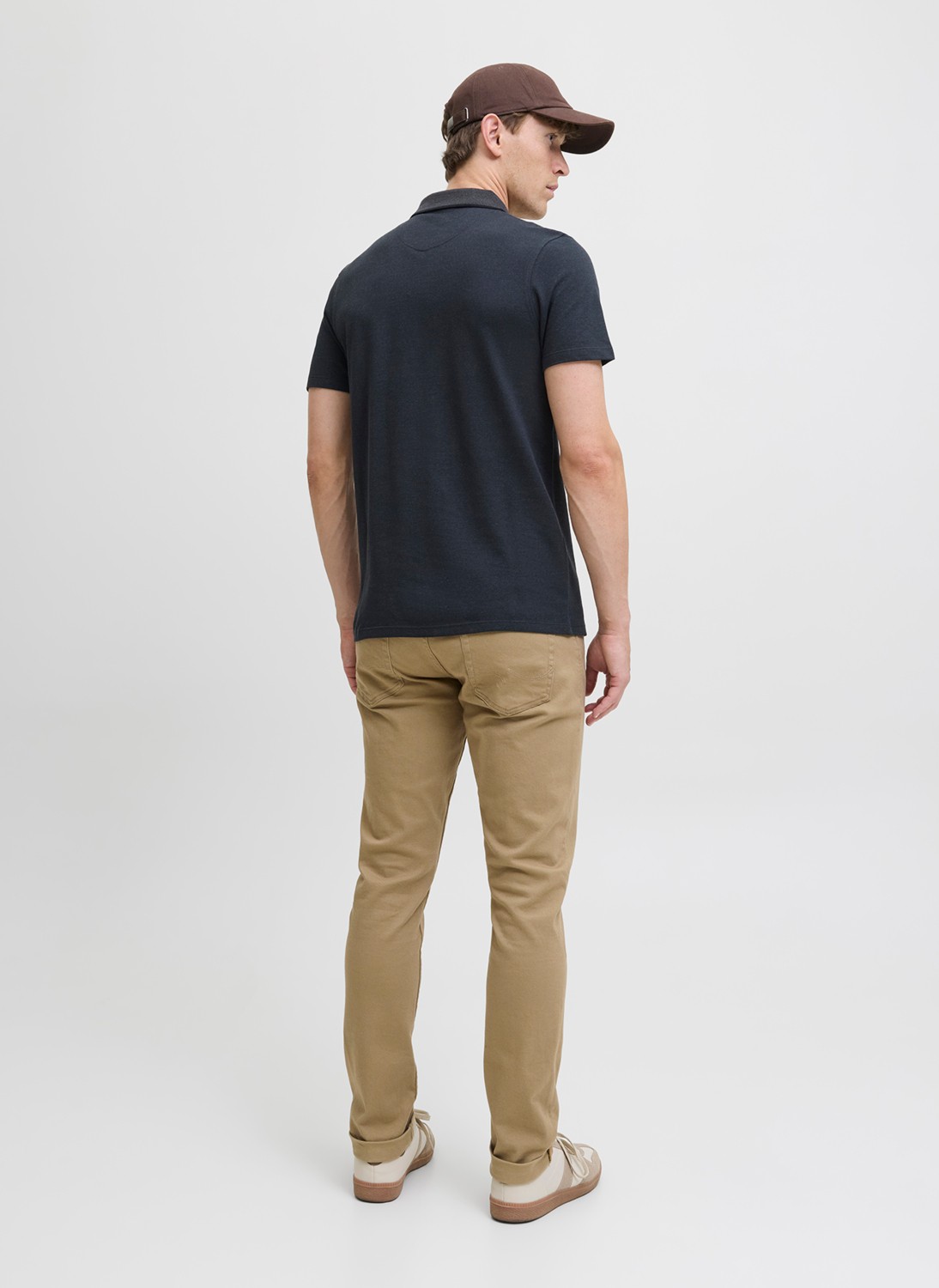 Jack & Jones Normal Bel Slim Fit Kahve Erkek Denim Pantolon 12279182_JPSTGLENN Orıgınal 014 görsel 4