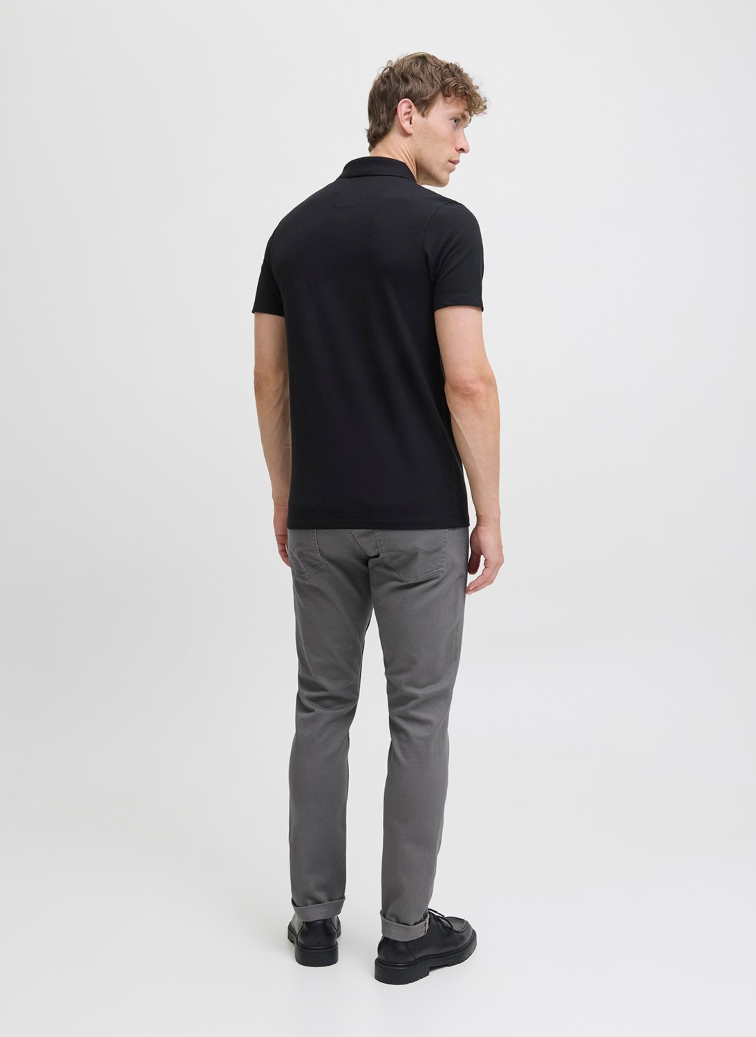 Jack & Jones Normal Bel Slim Fit Gri Erkek Denim Pantolon 12279182_JPSTGLENN Orıgınal 014 görsel 4