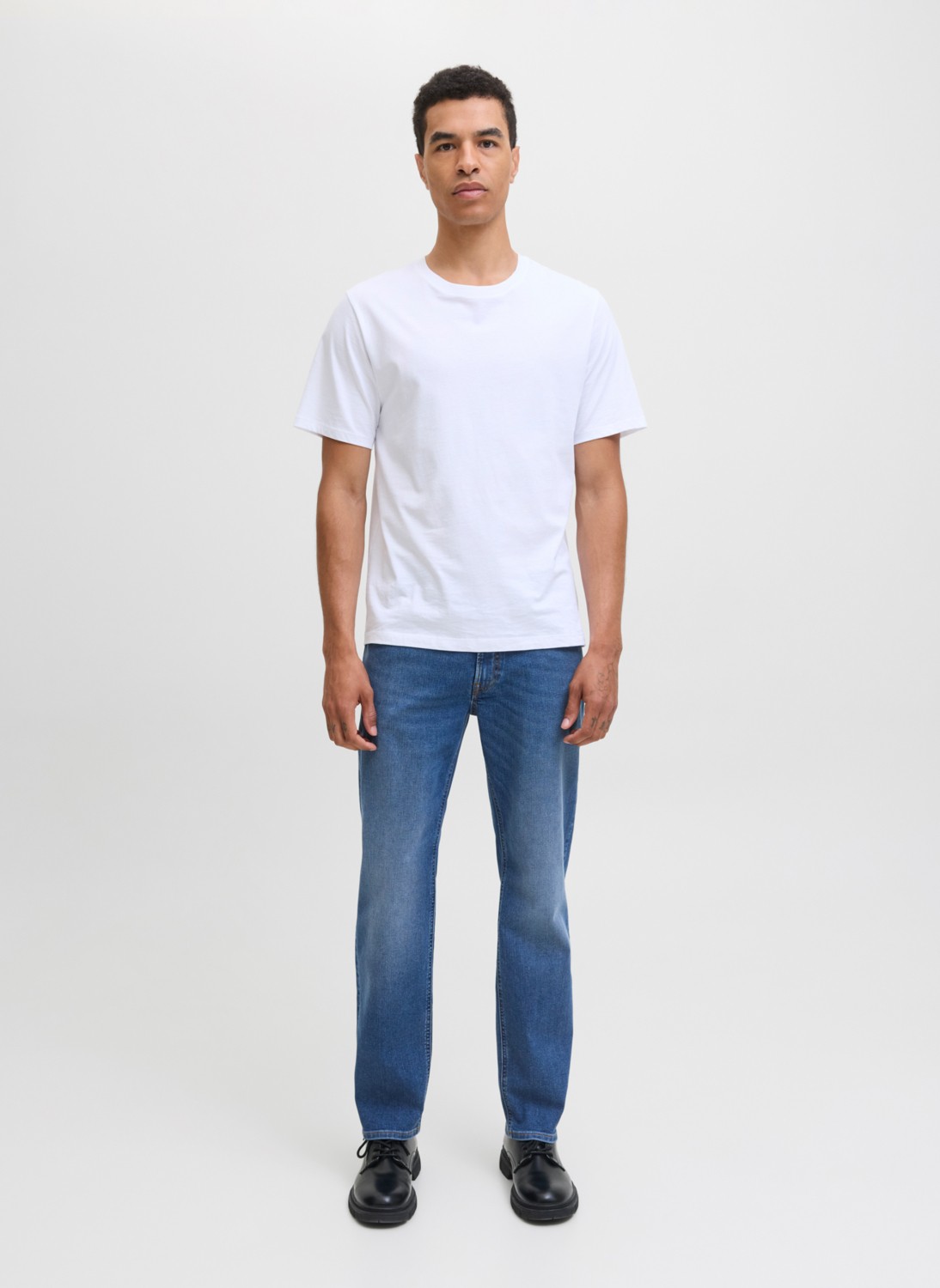 Jack & Jones Normal Bel Straight Mavi Erkek Denim Pantolon 12282669_JJICLARK Jjorıgınal Sq 223