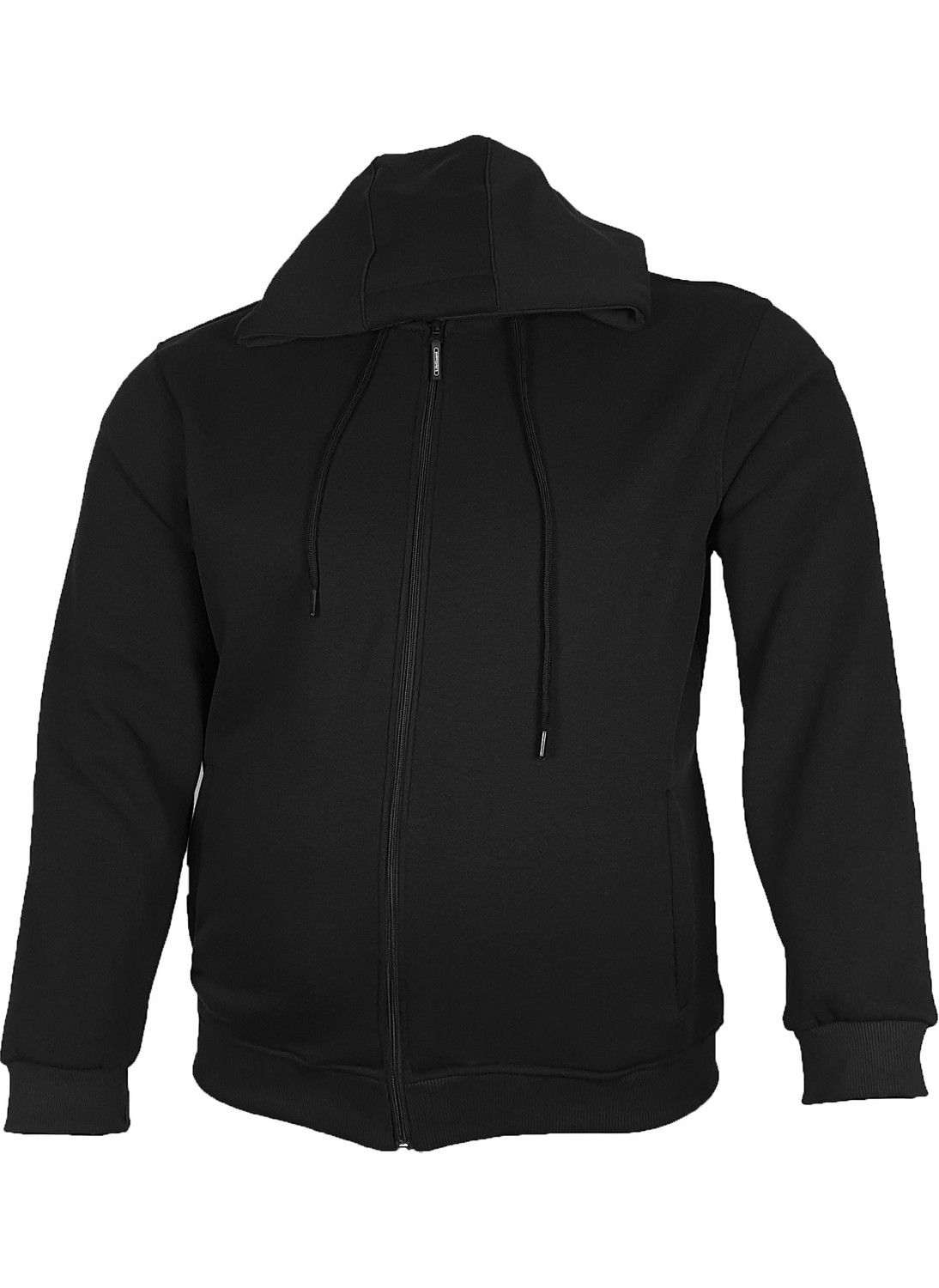 Lifeguard Haki Renkli Kadın Kapüşonlu Fermuarlı Büyük Beden Sweatshirt Rahat Kalıp görsel 7