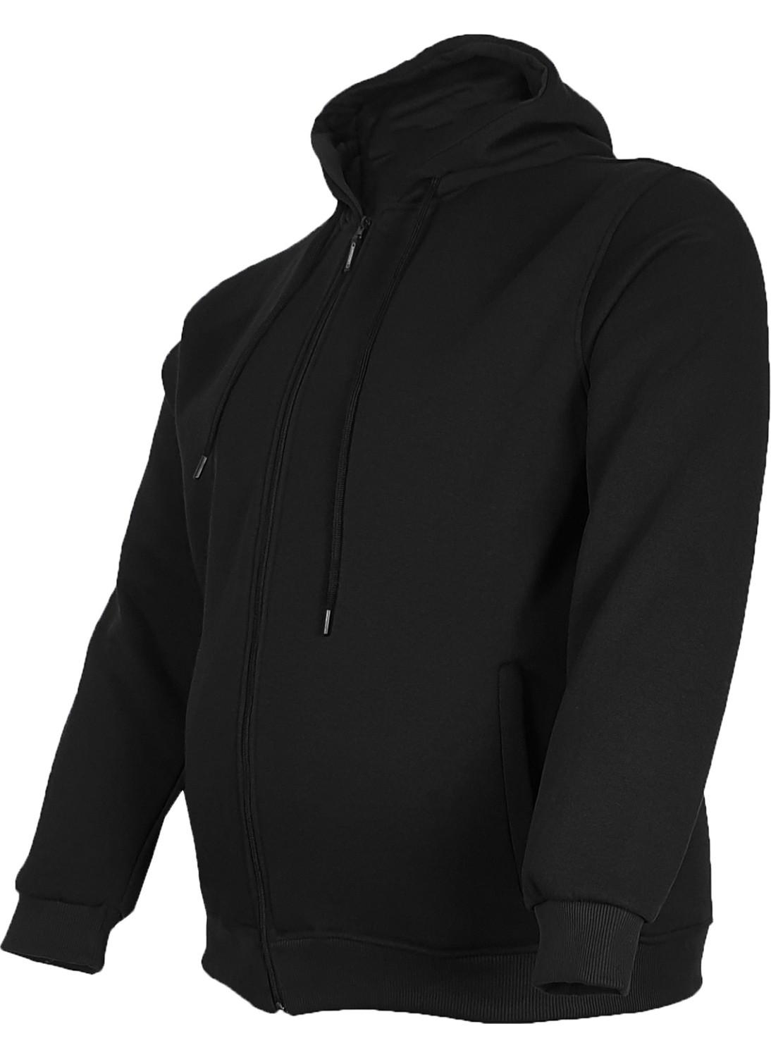 Lifeguard Haki Renkli Kadın Kapüşonlu Fermuarlı Büyük Beden Sweatshirt Rahat Kalıp görsel 8