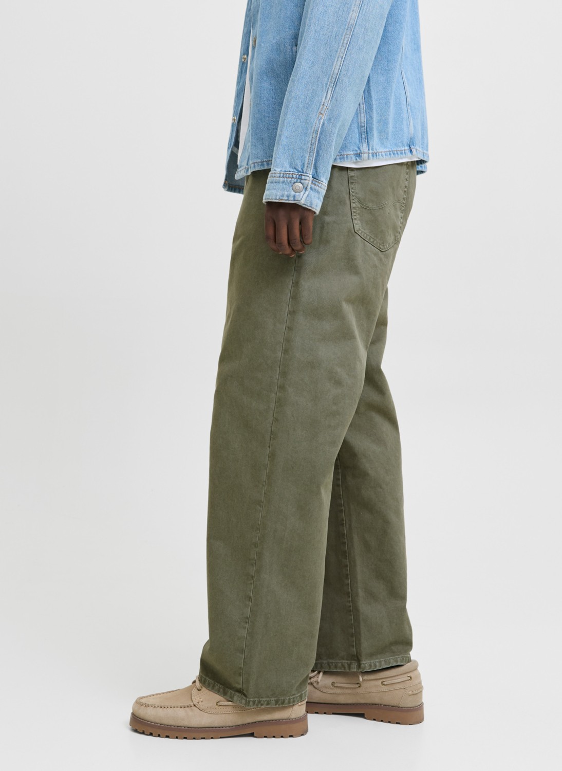 Jack & Jones Normal Bel Baggy Yeşil Erkek Denim Pantolon 12270838_JPSTALEX Jjorıgınal 017 St görsel 4