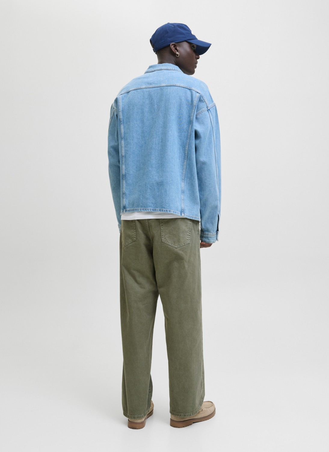 Jack & Jones Normal Bel Baggy Yeşil Erkek Denim Pantolon 12270838_JPSTALEX Jjorıgınal 017 St görsel 5