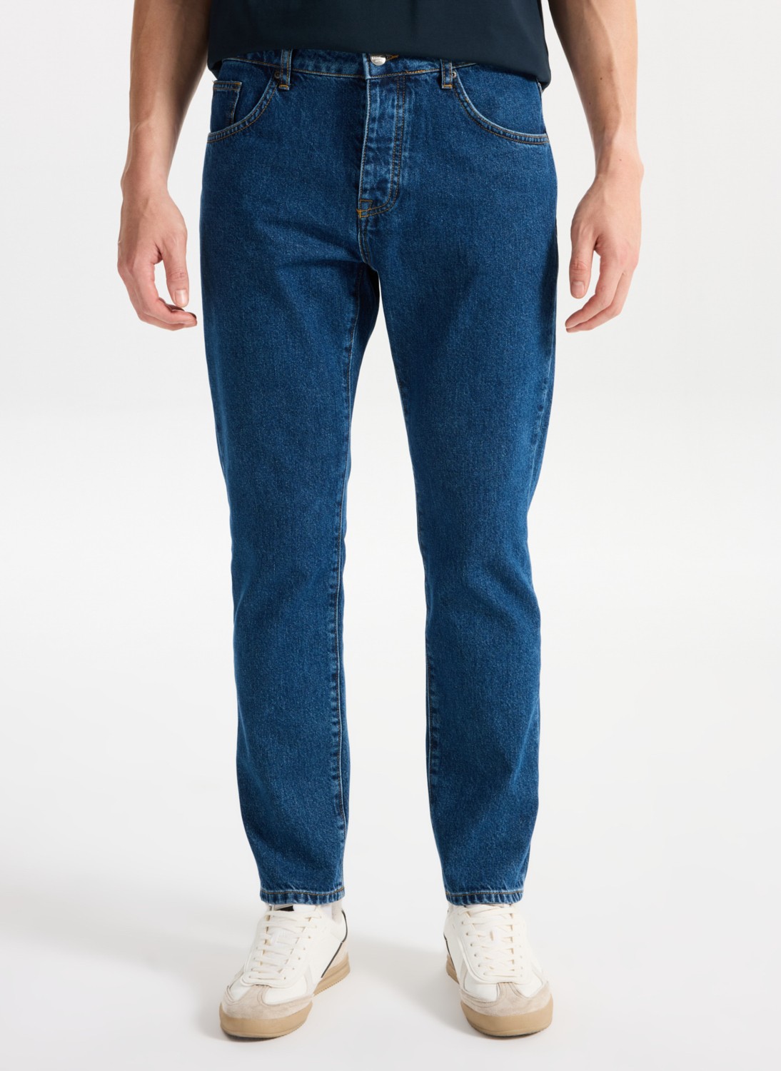 Mustang Yüksek Bel Tapered Fit Indigo Erkek Denim Pantolon Toledo TAPERED-1418 görsel 2