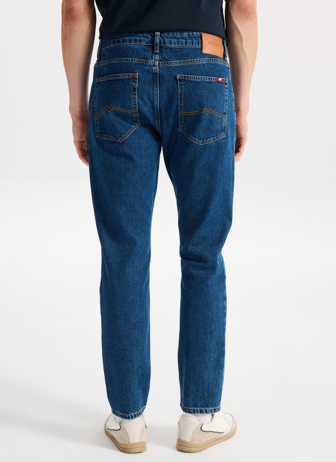 Mustang Yüksek Bel Tapered Fit Indigo Erkek Denim Pantolon Toledo TAPERED-1418 görsel 6