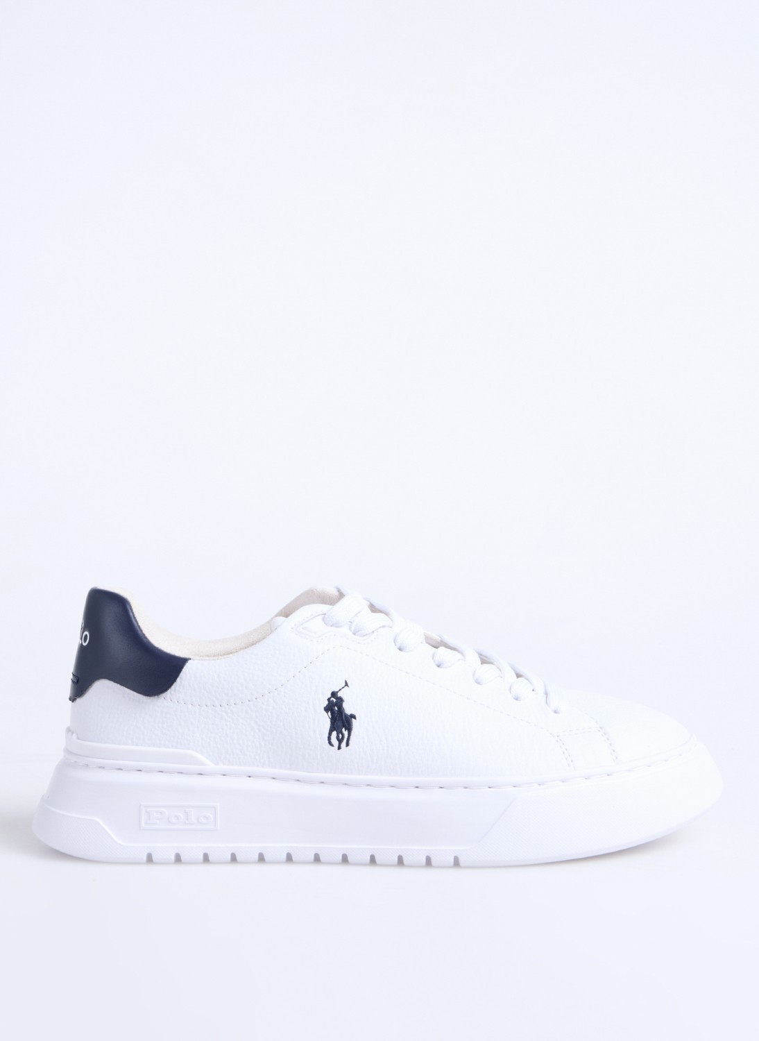 Polo Ralph Lauren Beyaz - Lacivert Erkek Sneaker Rlıte Court-Sneakers-Low Top Lace