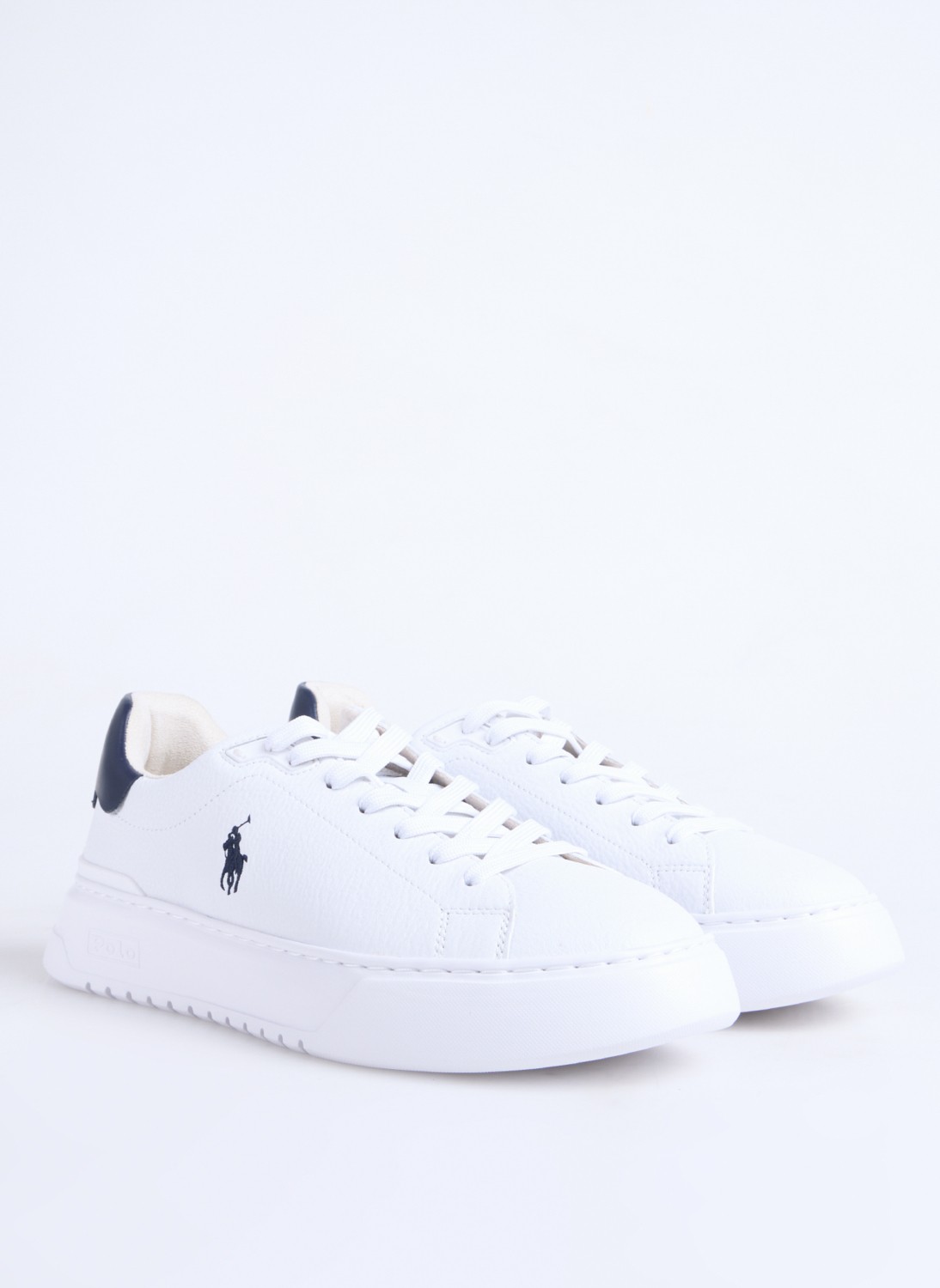 Polo Ralph Lauren Beyaz - Lacivert Erkek Sneaker Rlıte Court-Sneakers-Low Top Lace görsel 2