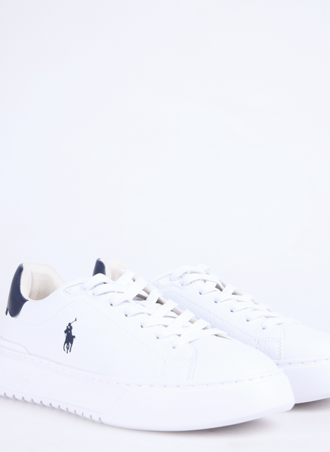 Polo Ralph Lauren Beyaz - Lacivert Erkek Sneaker Rlıte Court-Sneakers-Low Top Lace görsel 5
