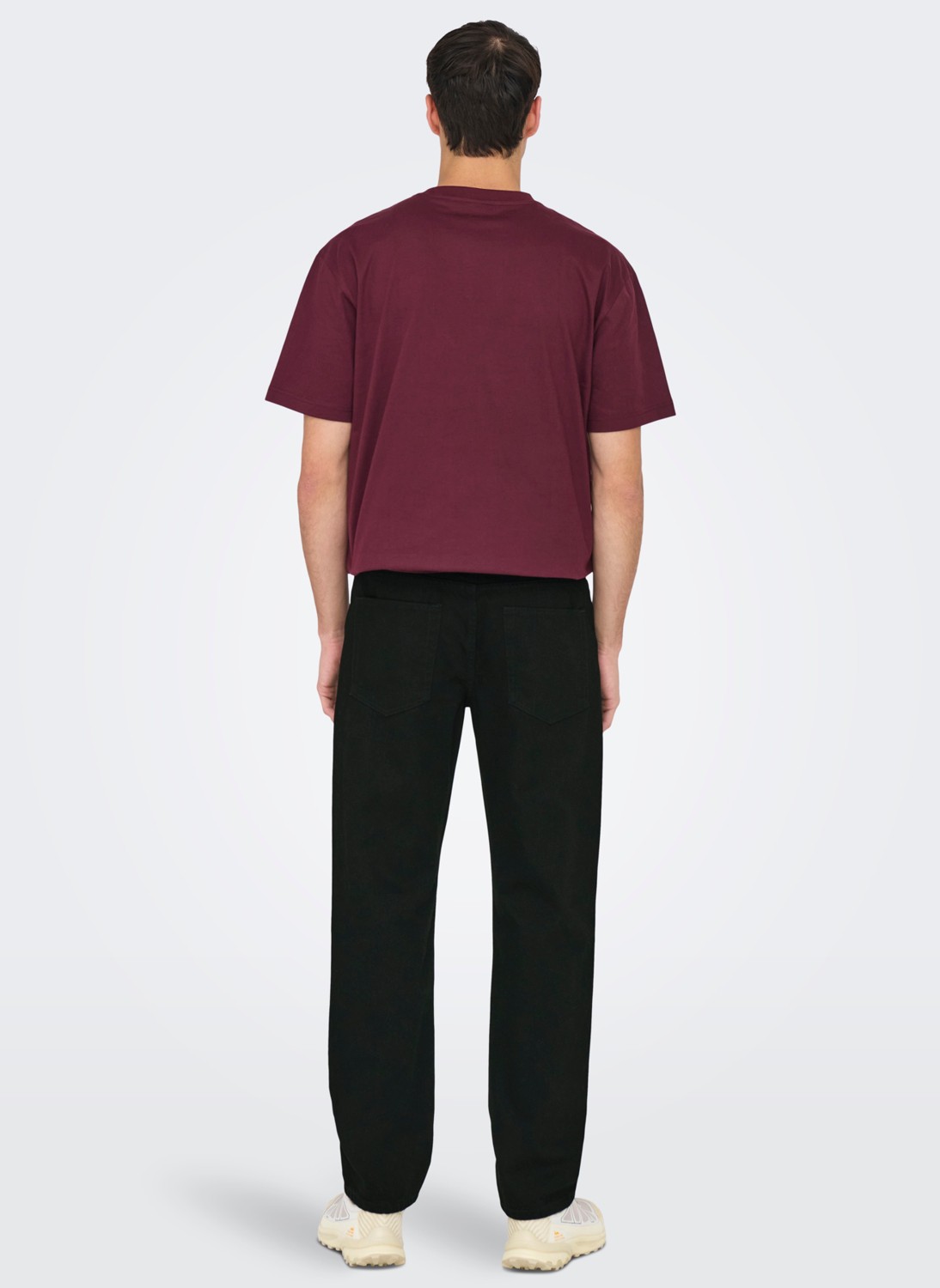 Only & Sons Orta Bel Rahat Siyah Erkek Denim Pantolon Onsedge Stay Black 3425 Azg Dnm Noo görsel 4