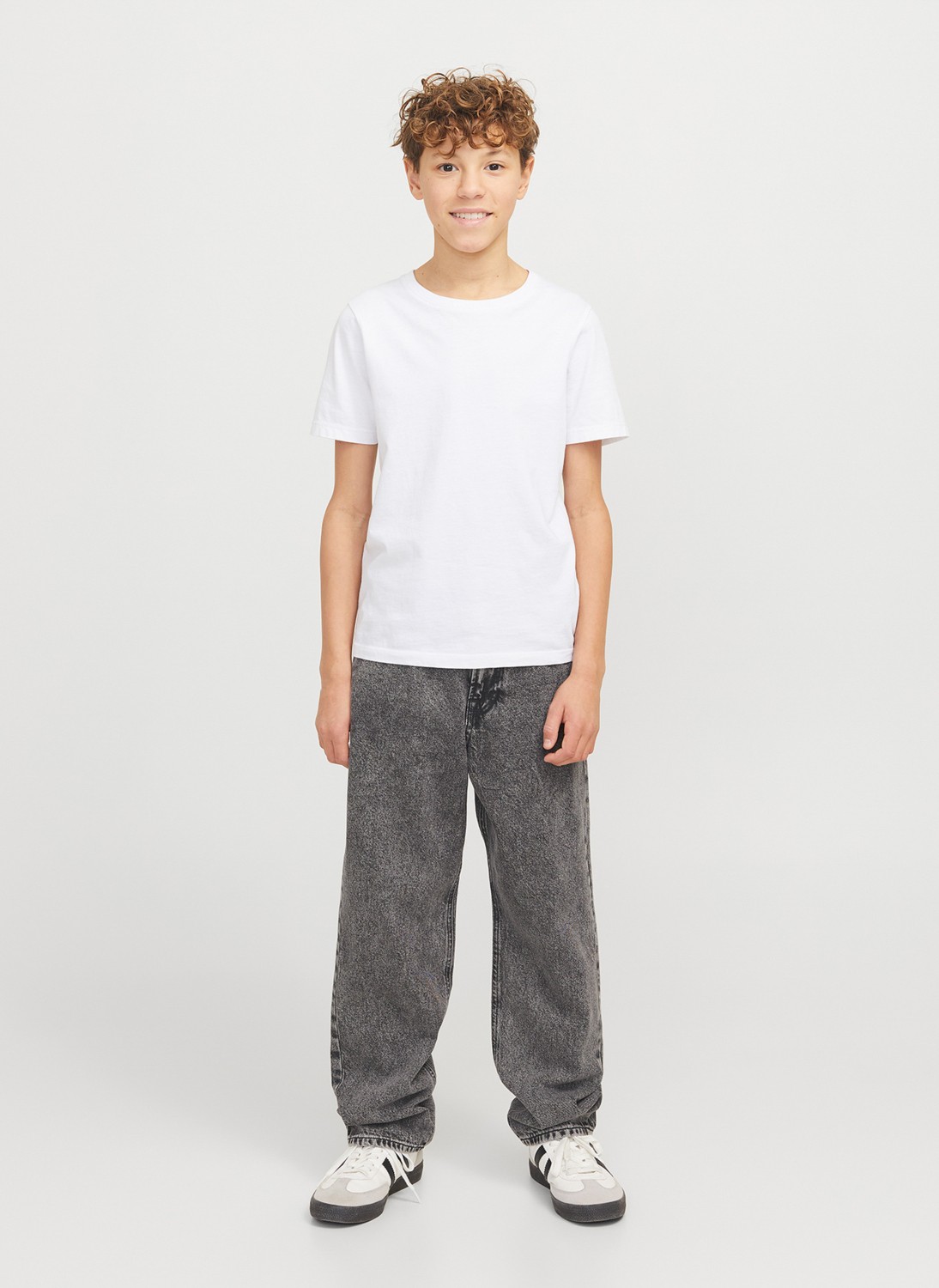 Jack & Jones Normal Bel Gri Erkek Çocuk Denim Pantolon 12279858