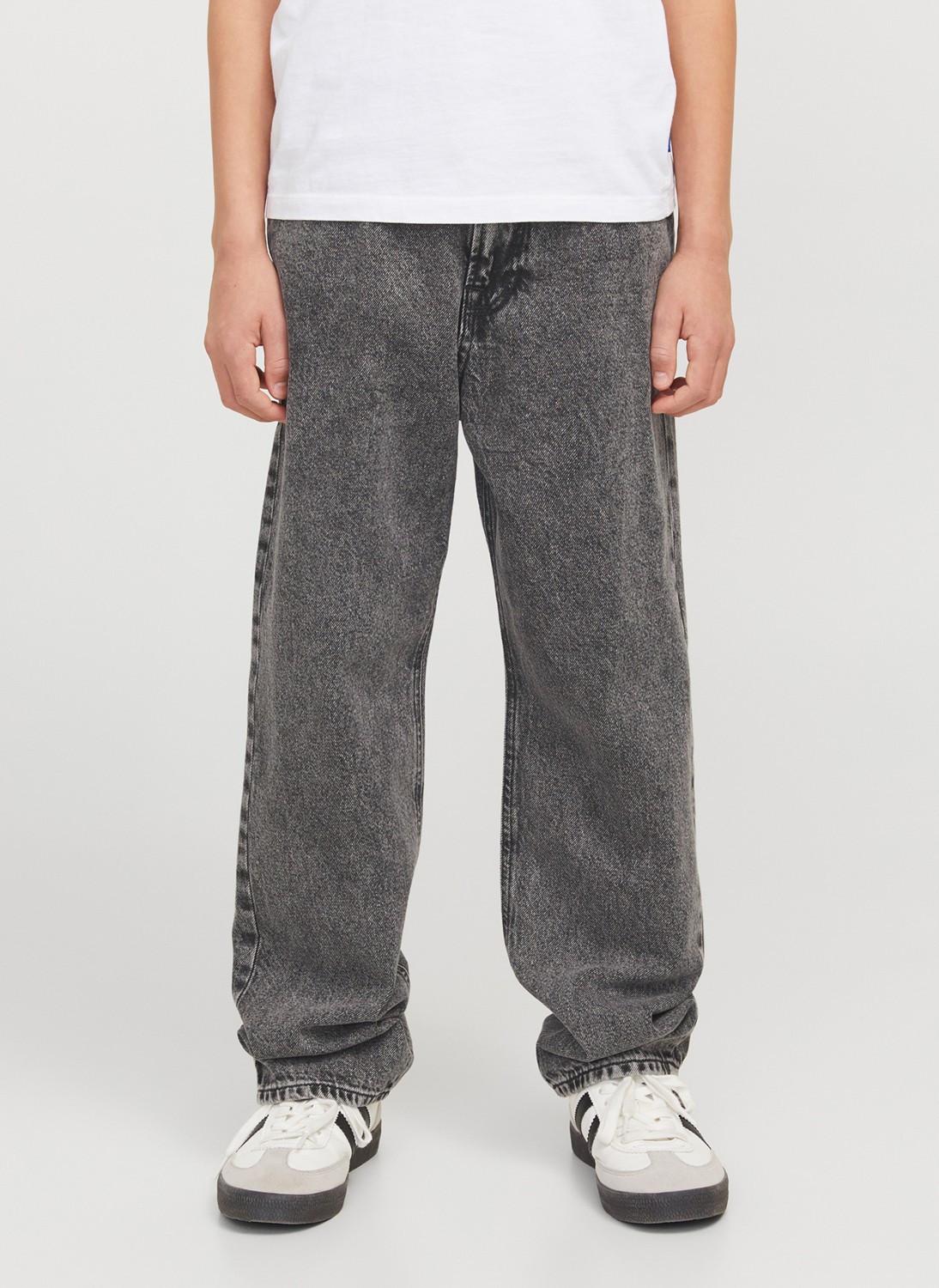 Jack & Jones Normal Bel Gri Erkek Çocuk Denim Pantolon 12279858 görsel 2